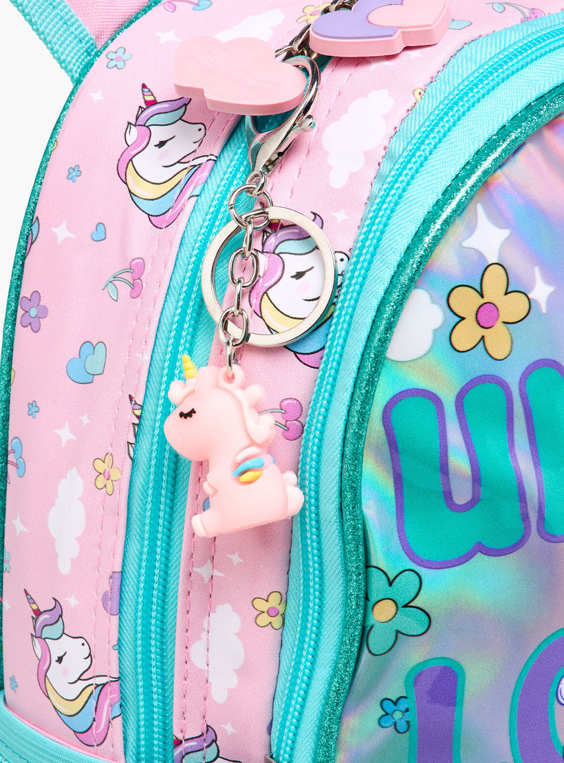 SAMI STUDIO Unicorn Print 12-inch Backpack with Adjustable Straps - 48x40x26 cms-school-bagsandbackpacks-backpacks-image-11