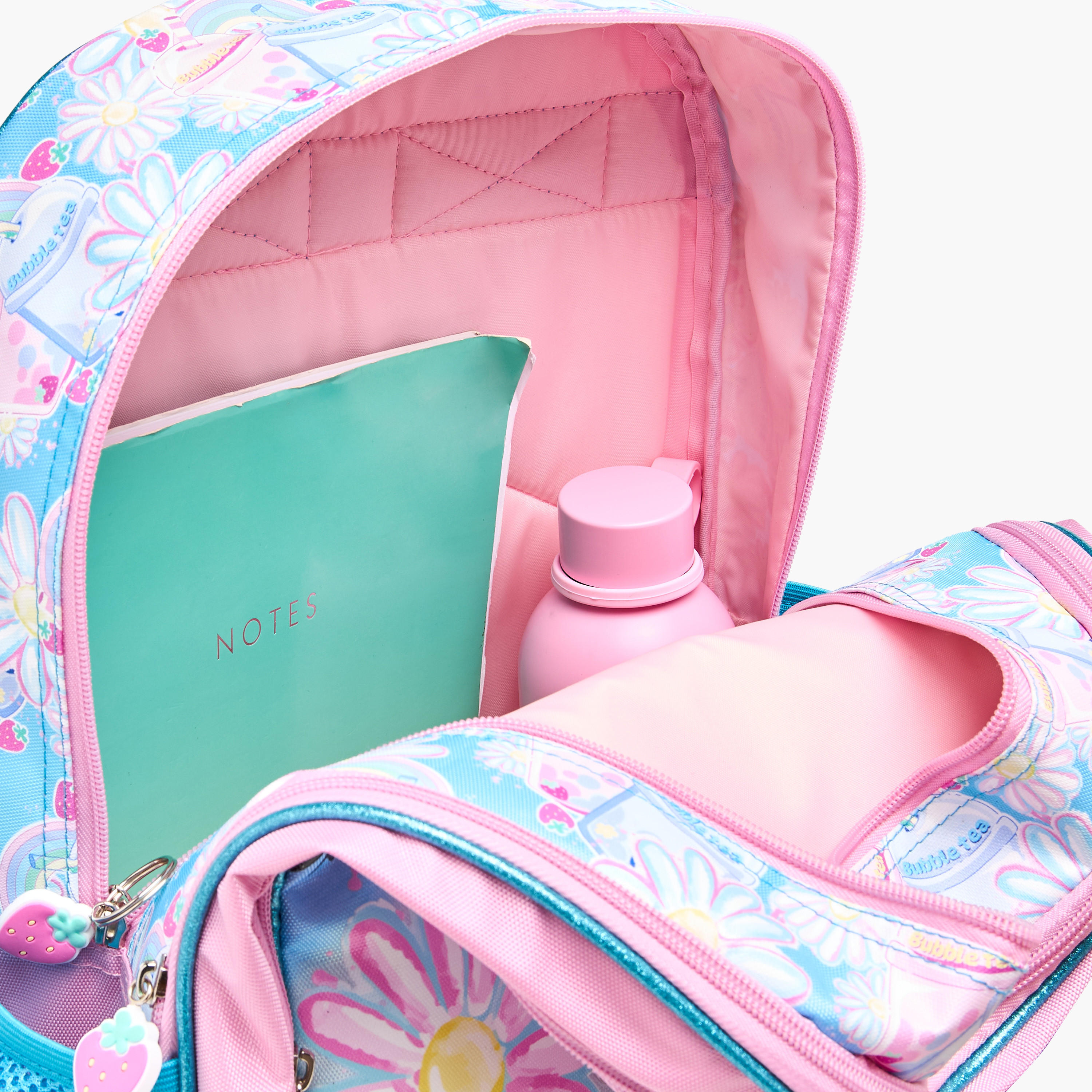 SAMI STUDIO Floral Print 16-inch Backpack with Adjustable Shoulder Straps - 33x14x45 cms-school-bagsandbackpacks-backpacks-image-10
