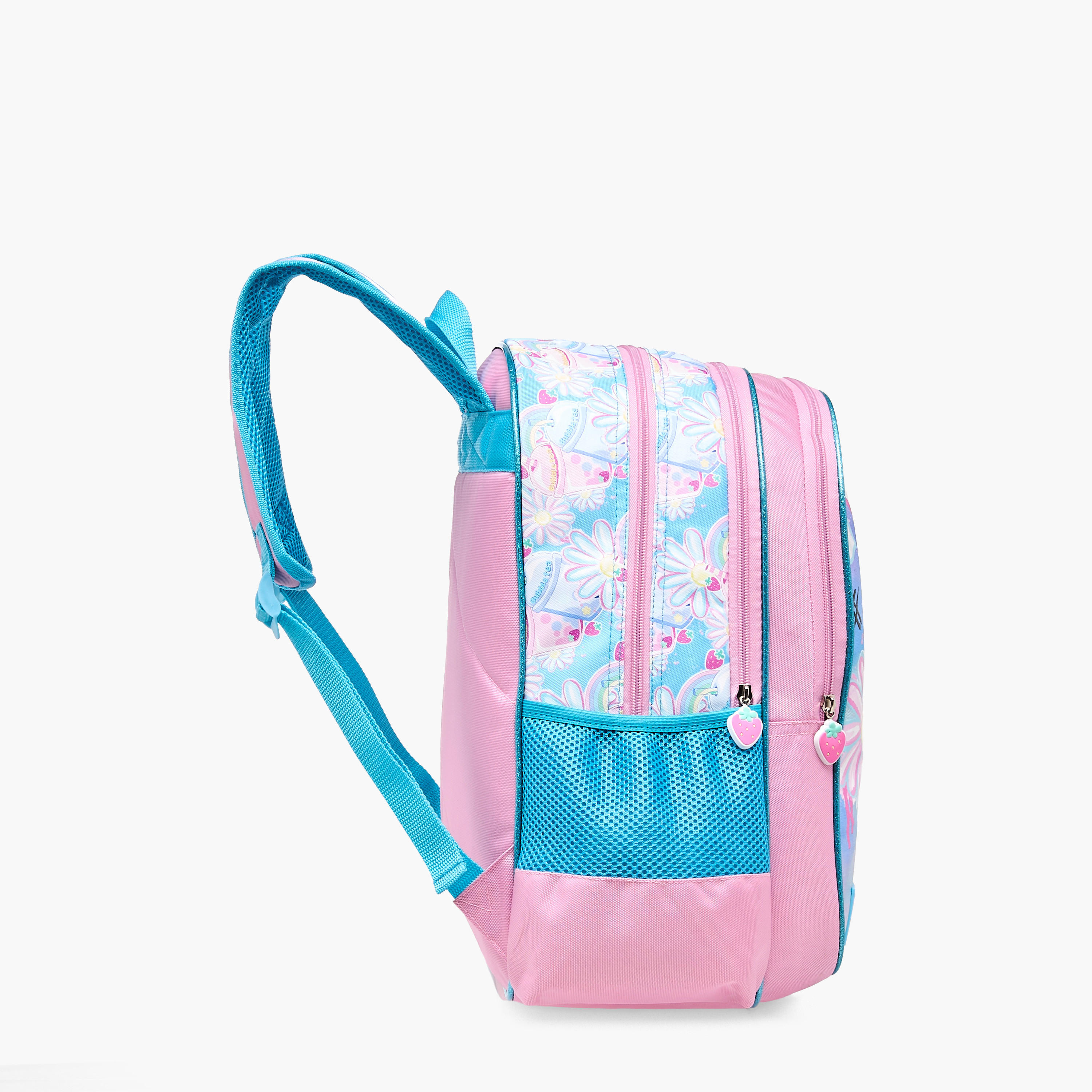 SAMI STUDIO Floral Print 16-inch Backpack with Adjustable Shoulder Straps - 33x14x45 cms-school-bagsandbackpacks-backpacks-image-3
