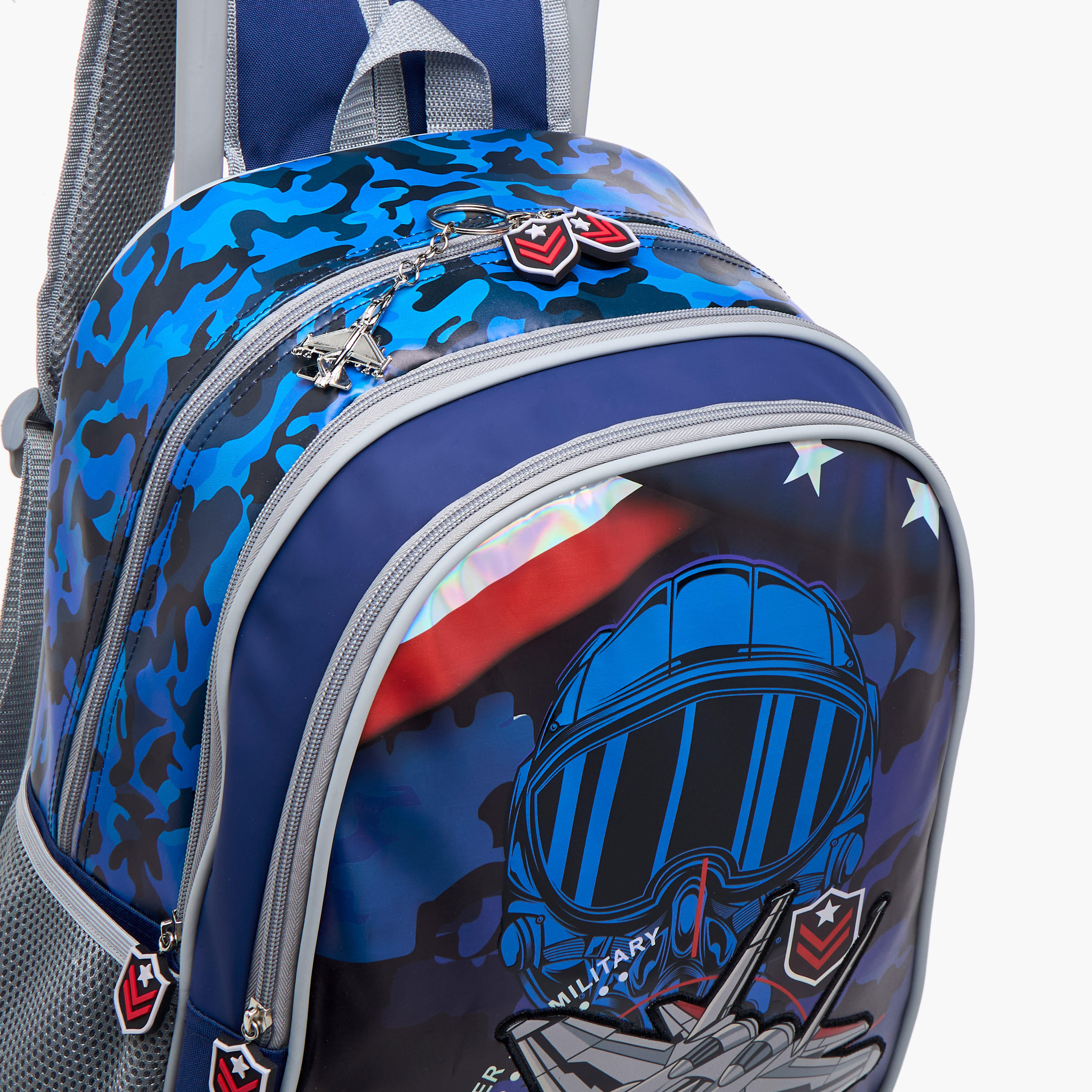 SAMI STUDIO Space Trolley Bag for Girls 5-8 Years with Padded Shoulder Straps -school-bagsandbackpacks-trolleybags-image-9