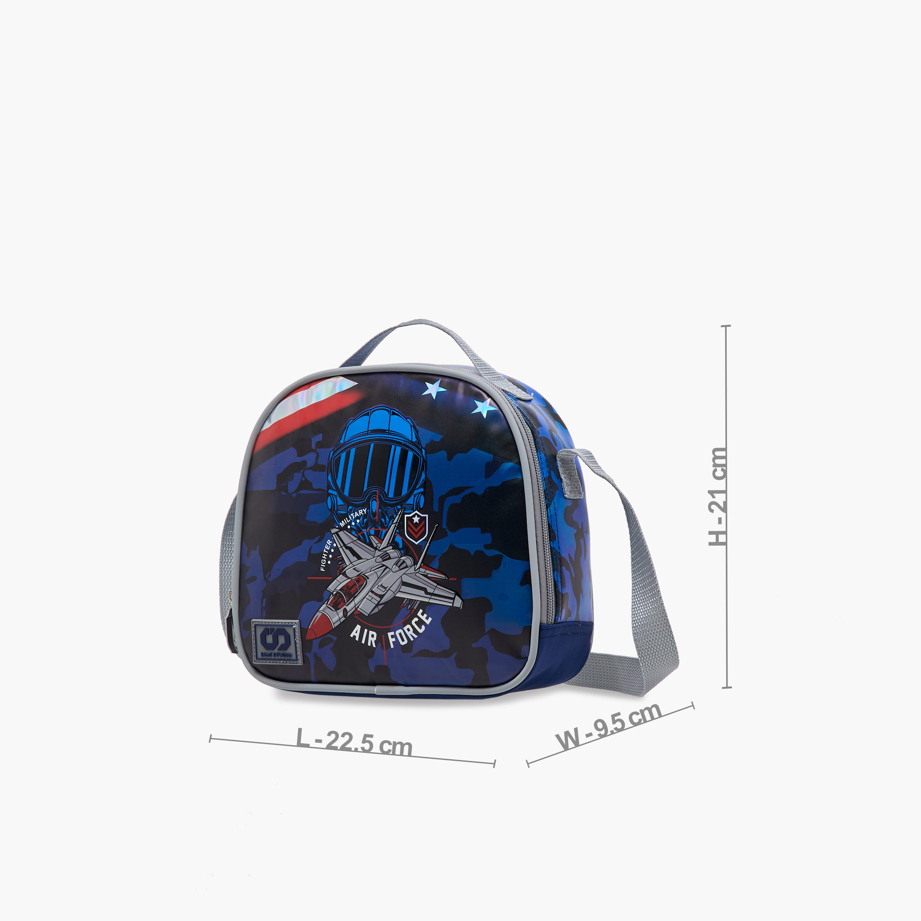 شنطة غداء بطبعات قوات جوية وسحّاب إغلاق من أستوديو سامي-school-lunchessentials-lunchbags-image-2