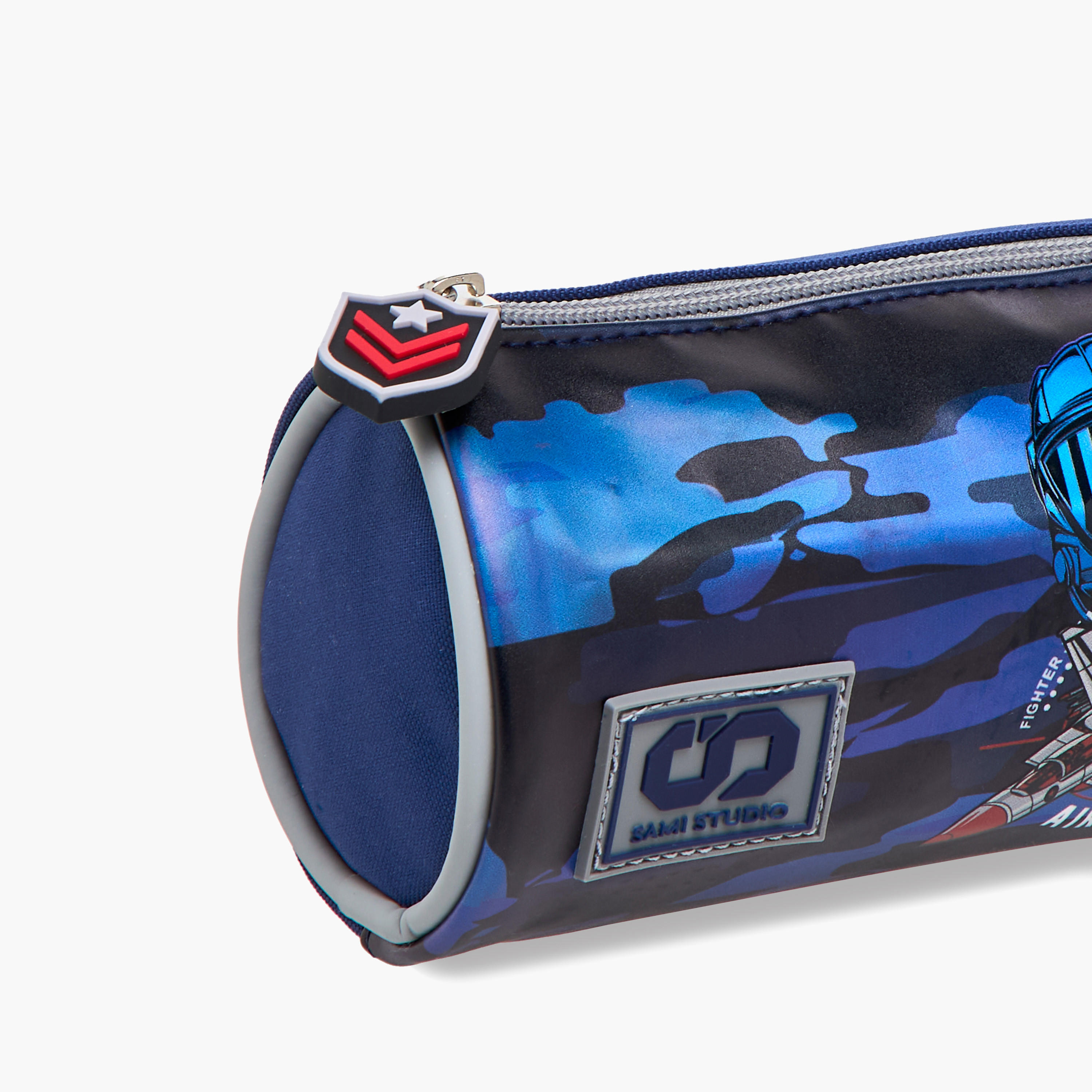 SAMI STUDIO Air Force Print Pencil Pouch with Zip Closure-school-stationery-pencilcases-image-5
