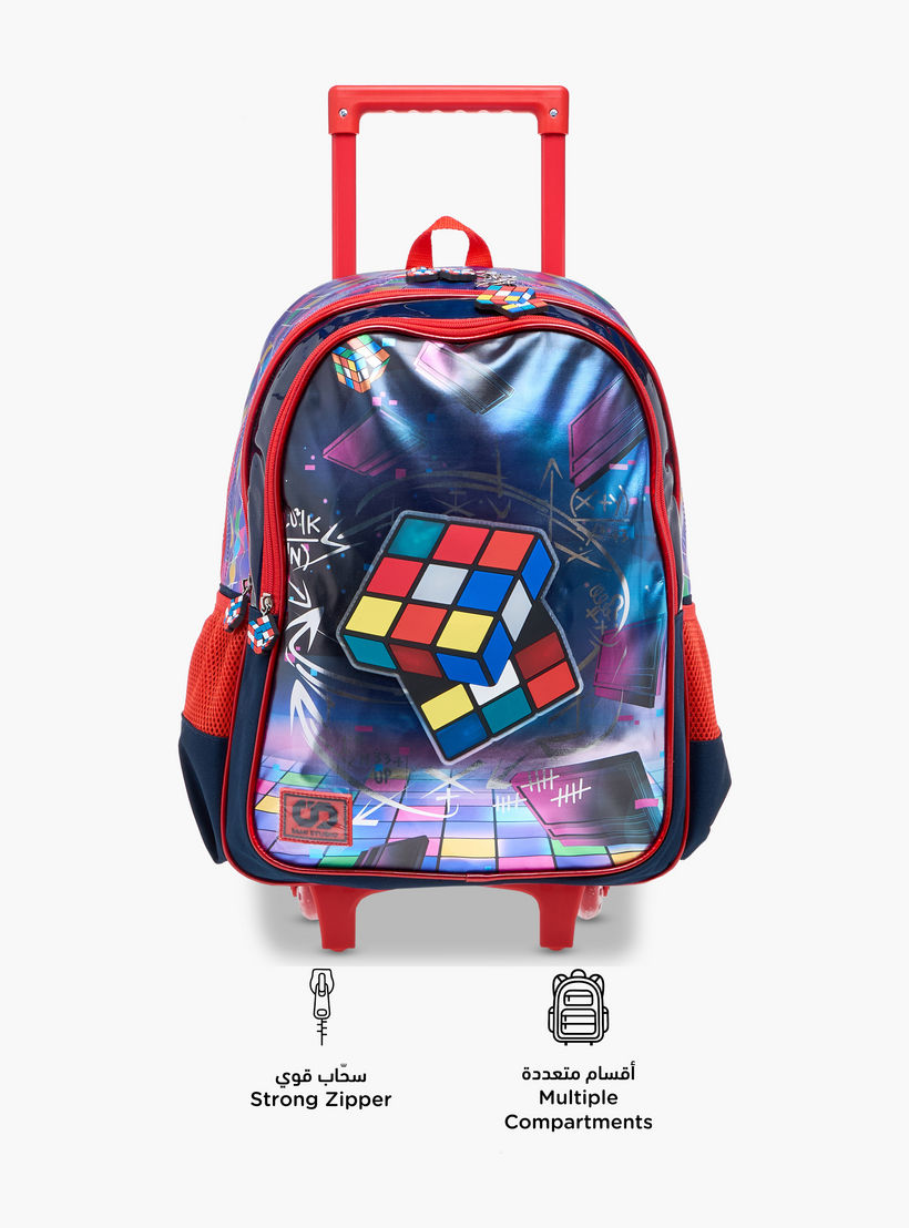 SAMI STUDIO Gaming Trolley Bag for Boys 8-13 Years with Padded Shoulder Straps -school-bagsandbackpacks-trolleybags-image-6