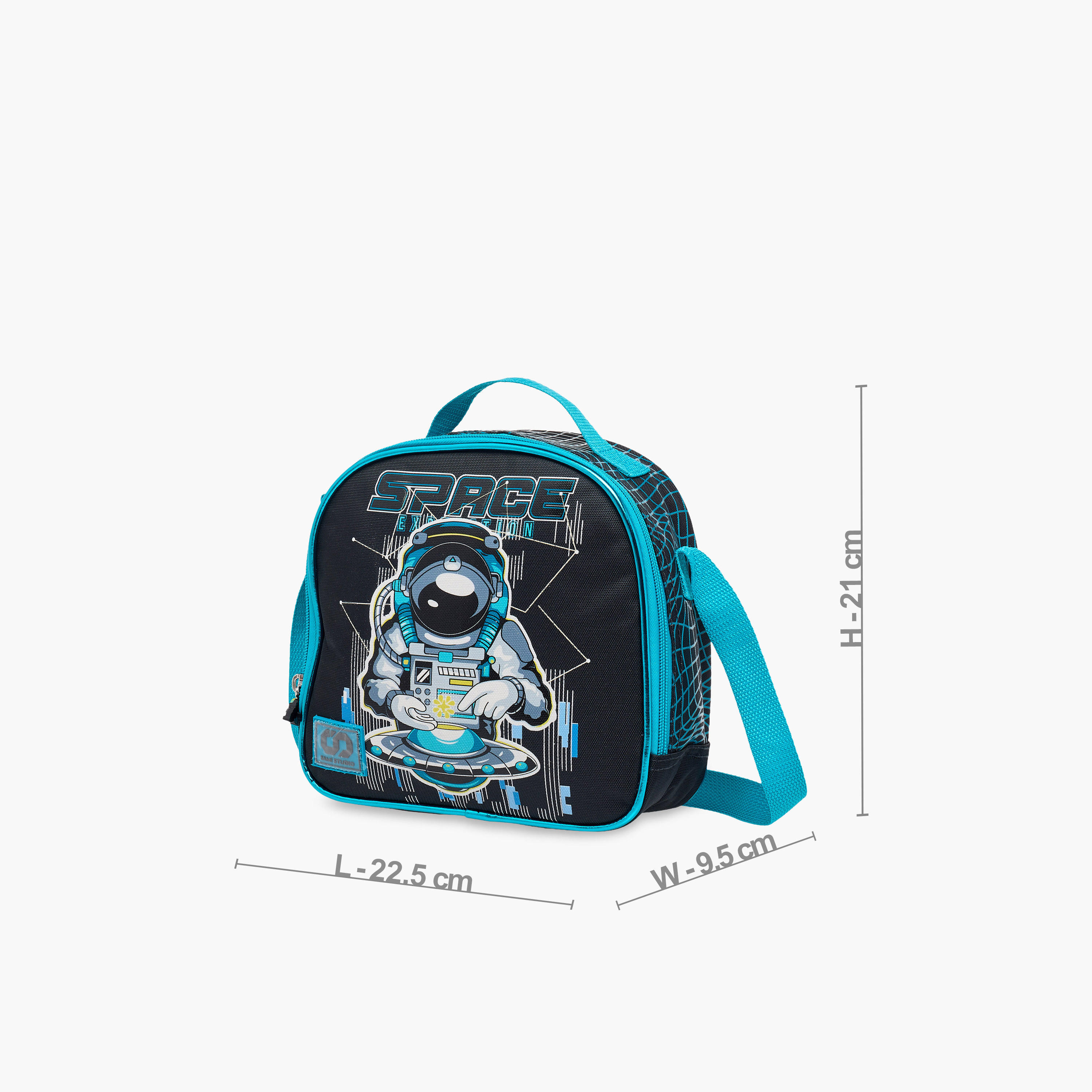 SAMI STUDIO Space Print Lunch Bag with Zip Closure-school-lunchessentials-lunchbags-image-2