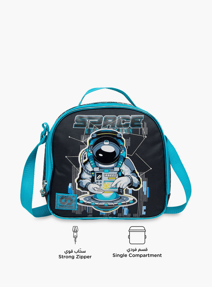 SAMI STUDIO Space Print Lunch Bag with Zip Closure-school-lunchessentials-lunchbags-image-4