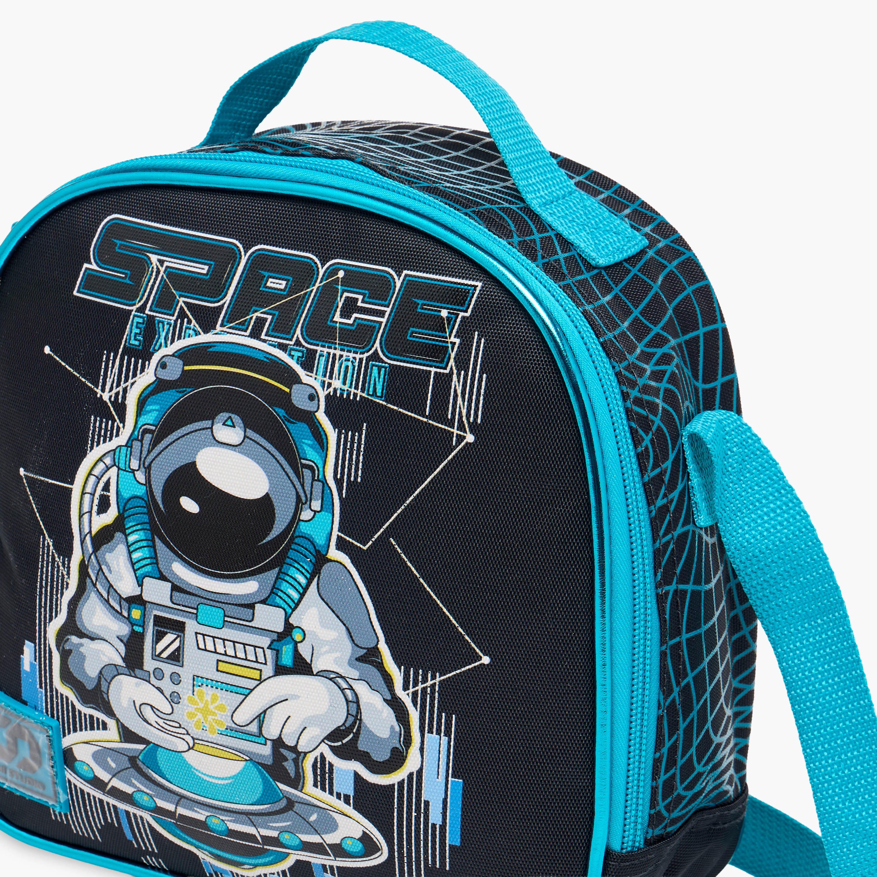 SAMI STUDIO Space Print Lunch Bag with Zip Closure-school-lunchessentials-lunchbags-image-5