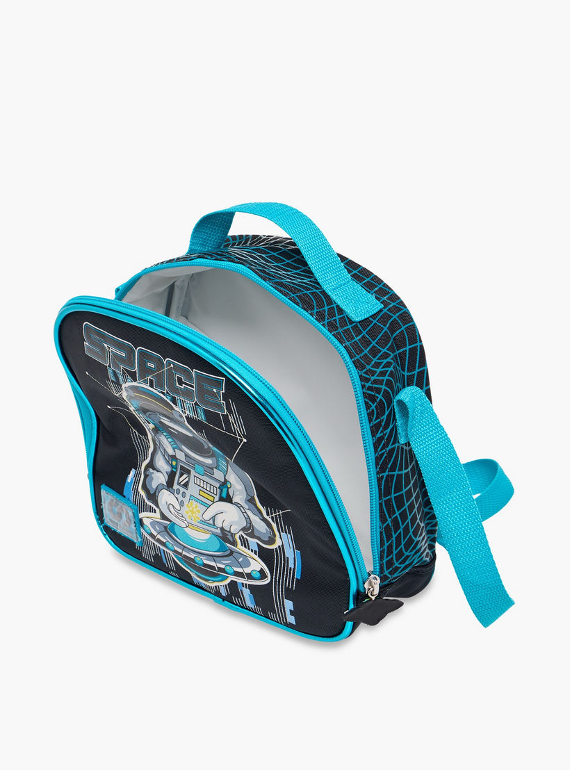 SAMI STUDIO Space Print Lunch Bag with Zip Closure-school-lunchessentials-lunchbags-image-7