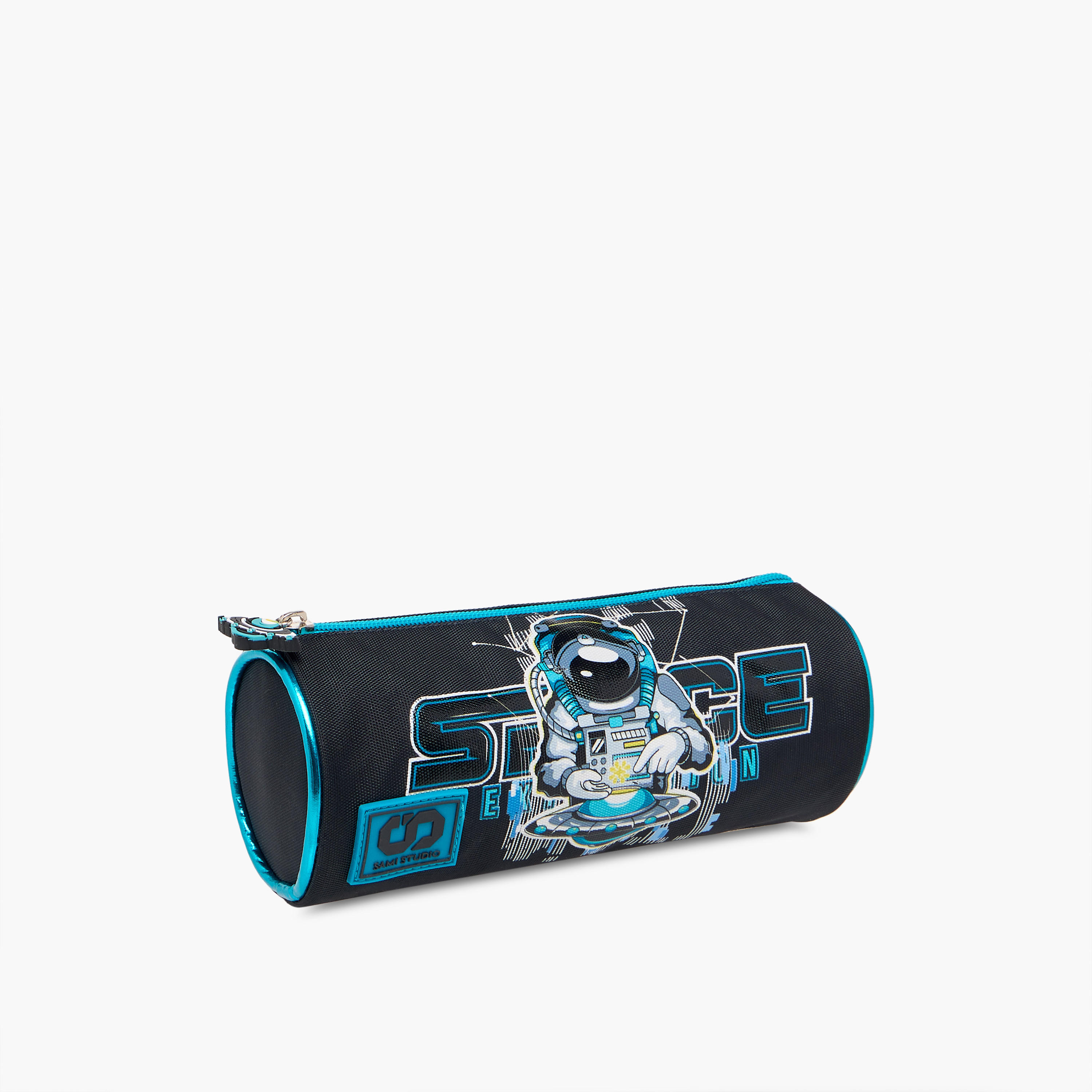 SAMI STUDIO Space Explorer Print Pencil Case with Zip Closure-school-stationery-pencilcases-image-3