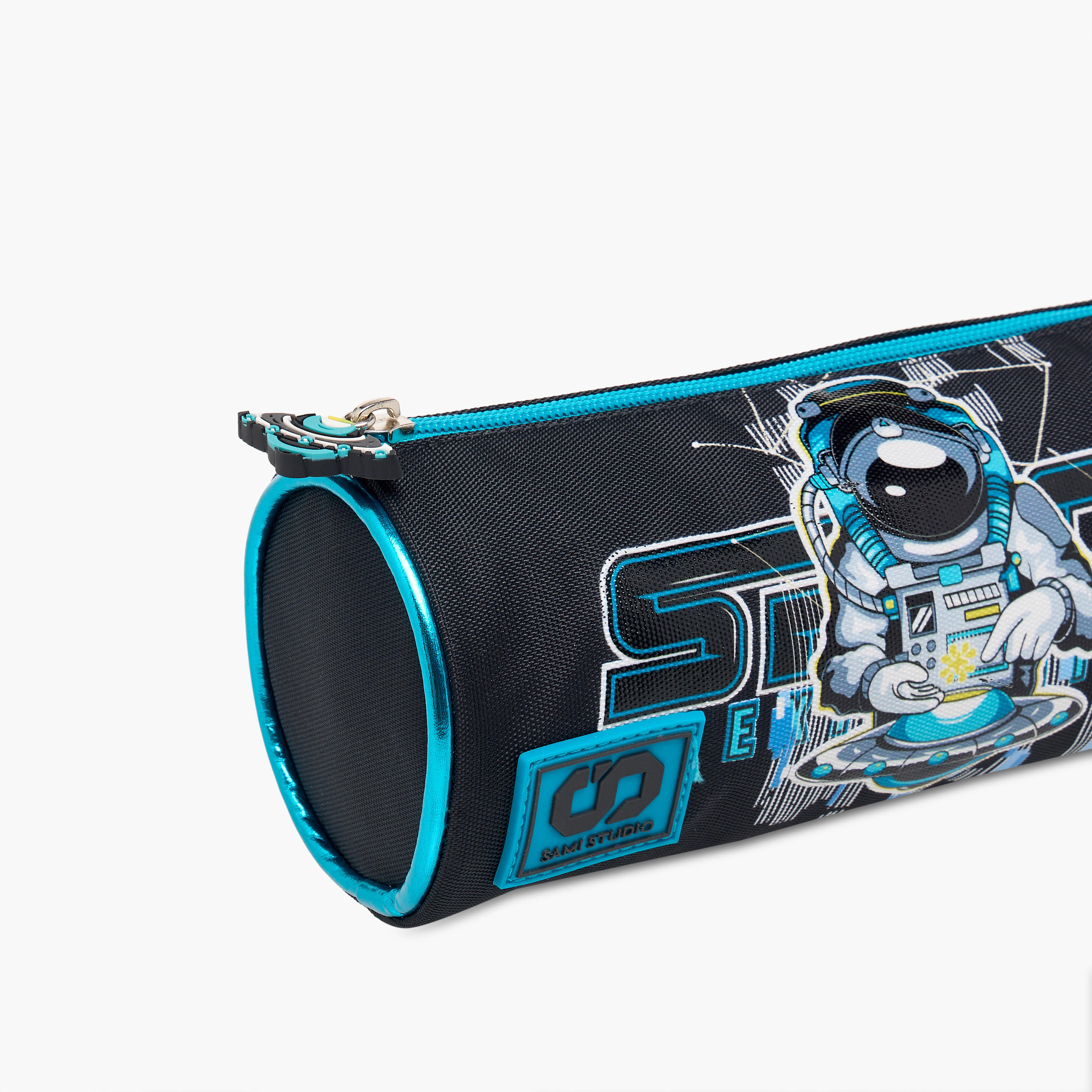 SAMI STUDIO Space Explorer Print Pencil Case with Zip Closure-school-stationery-pencilcases-image-4