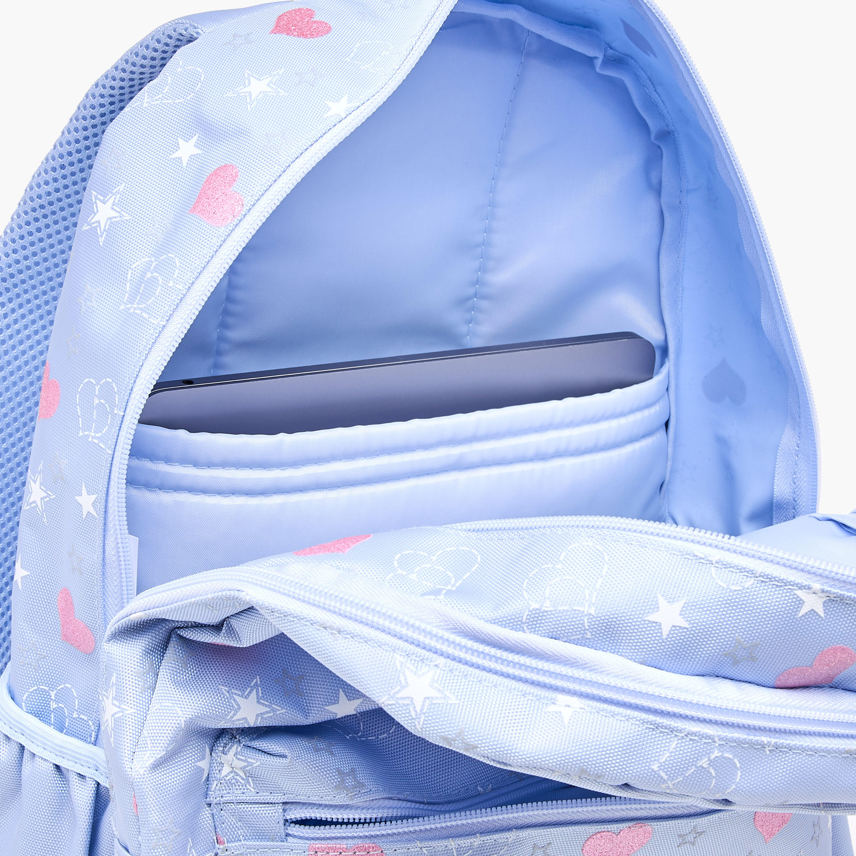 SAMI STUDIO Heart Print 17-inch Backpack with Zip Closure - 43x28x13 cms-school-bagsandbackpacks-backpacks-image-10