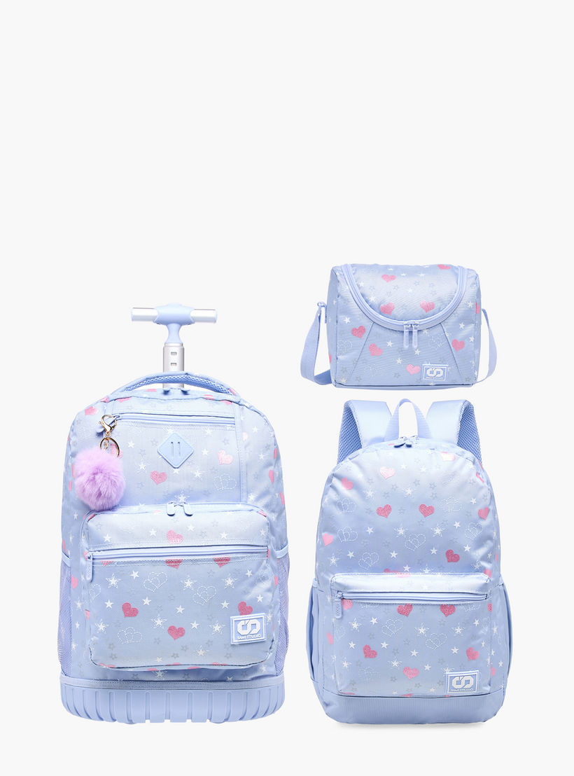 SAMI STUDIO Heart Print 17-inch Backpack with Zip Closure - 43x28x13 cms-school-bagsandbackpacks-backpacks-image-11