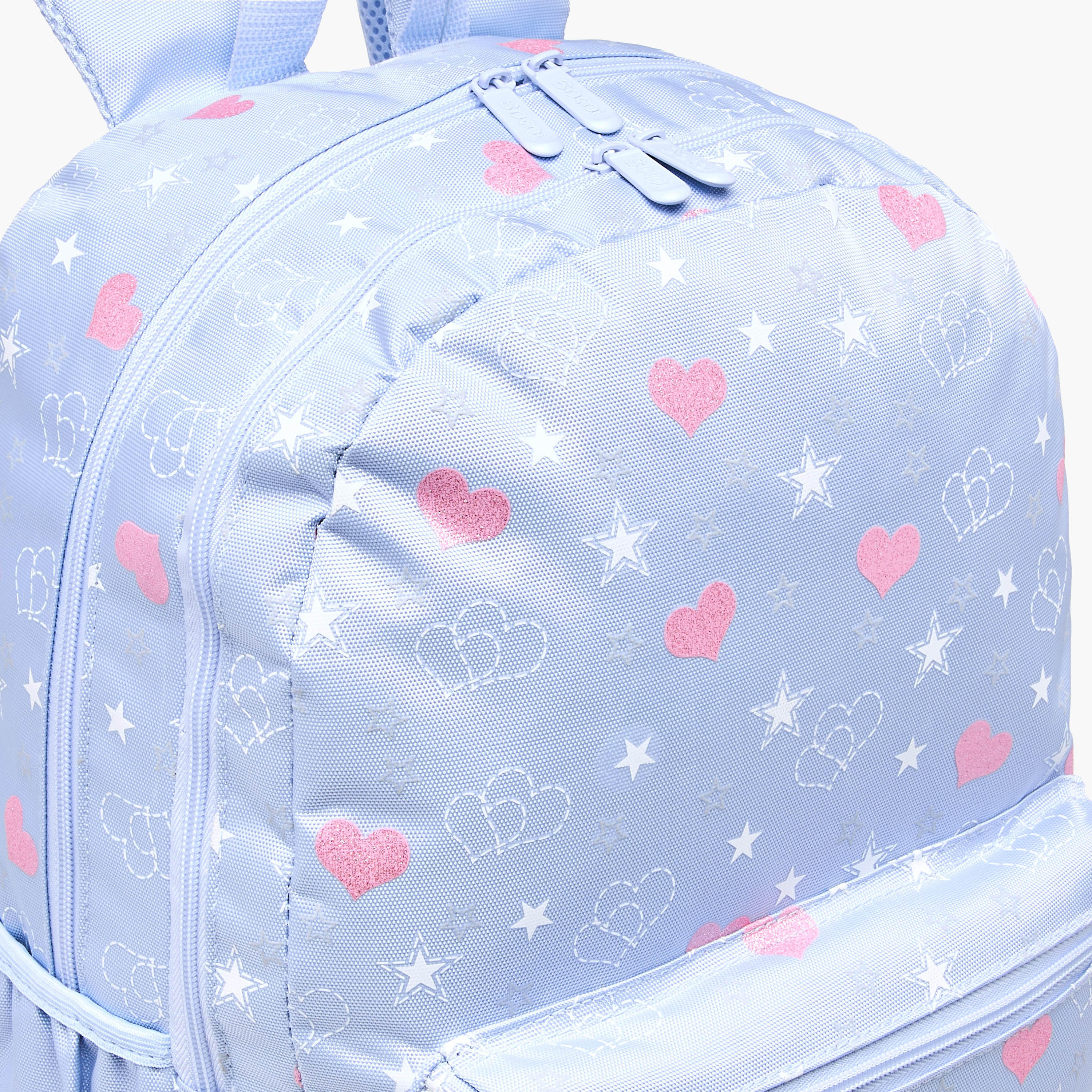 SAMI STUDIO Heart Print 17-inch Backpack with Zip Closure - 43x28x13 cms-school-bagsandbackpacks-backpacks-image-7