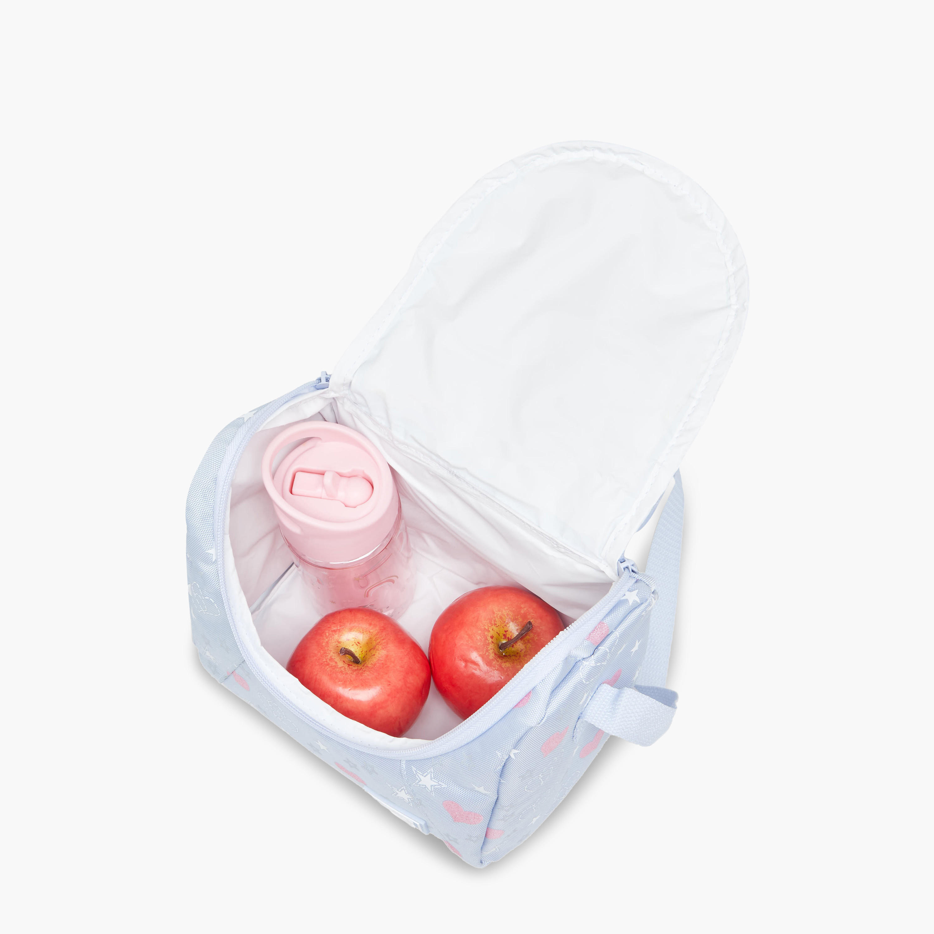 SAMI STUDIO Heart Print Lunch Bag with Zip Closure and Strap-school-lunchessentials-lunchbags-image-5