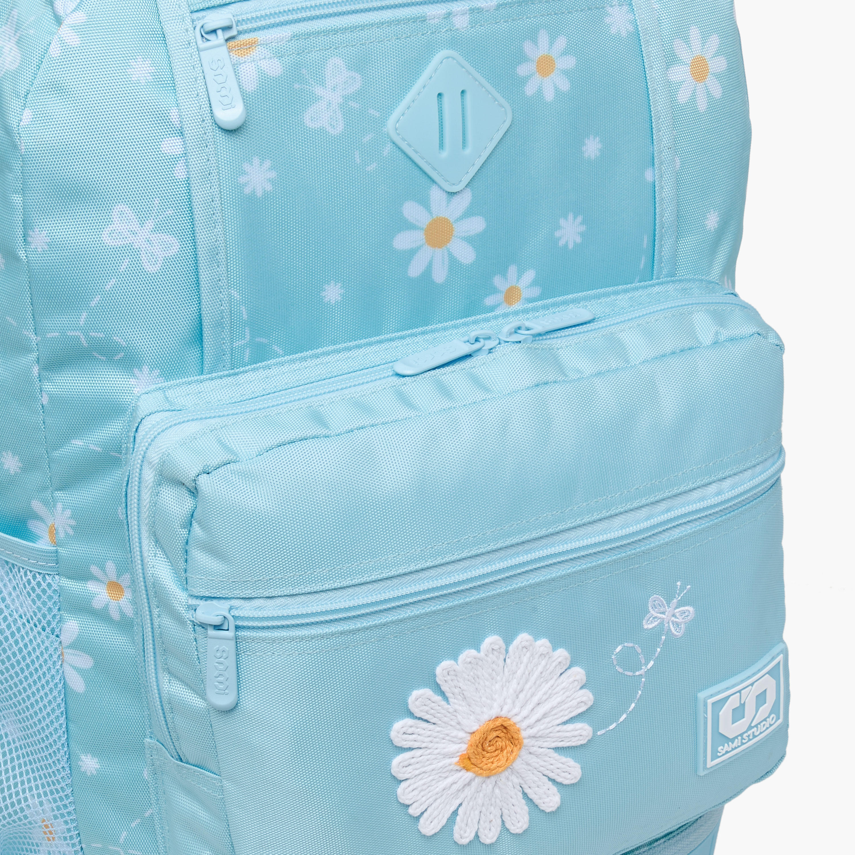 SAMI STUDIO Floral Trolley Bag for Girls 8-13 Years with Padded Shoulder Straps -school-bagsandbackpacks-trolleybags-image-9