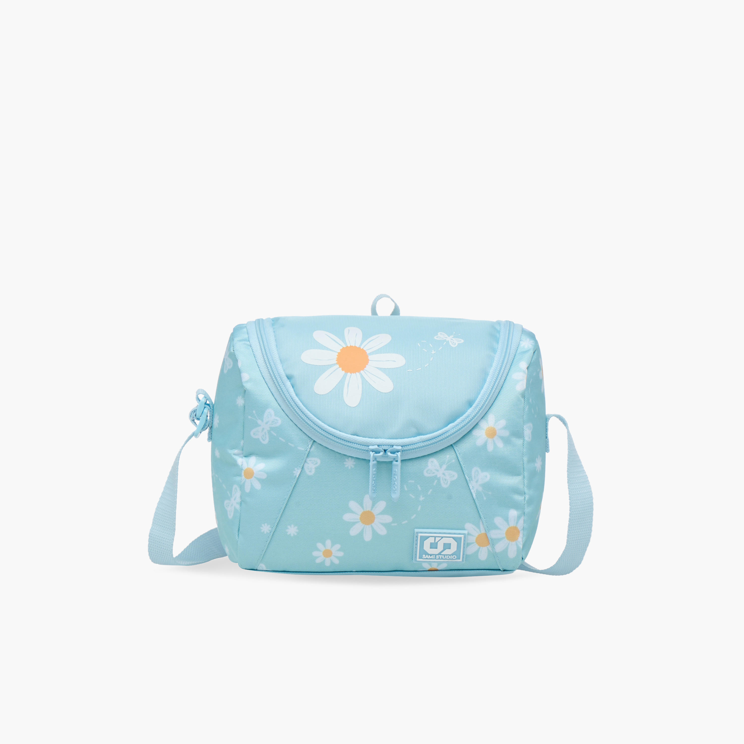 SAMI STUDIO Floral Print Lunch Bag with Zip Closure-school-lunchessentials-lunchbags-image-1