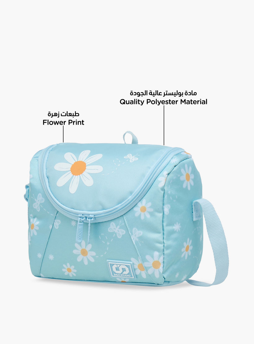 SAMI STUDIO Floral Print Lunch Bag with Zip Closure-school-lunchessentials-lunchbags-image-6