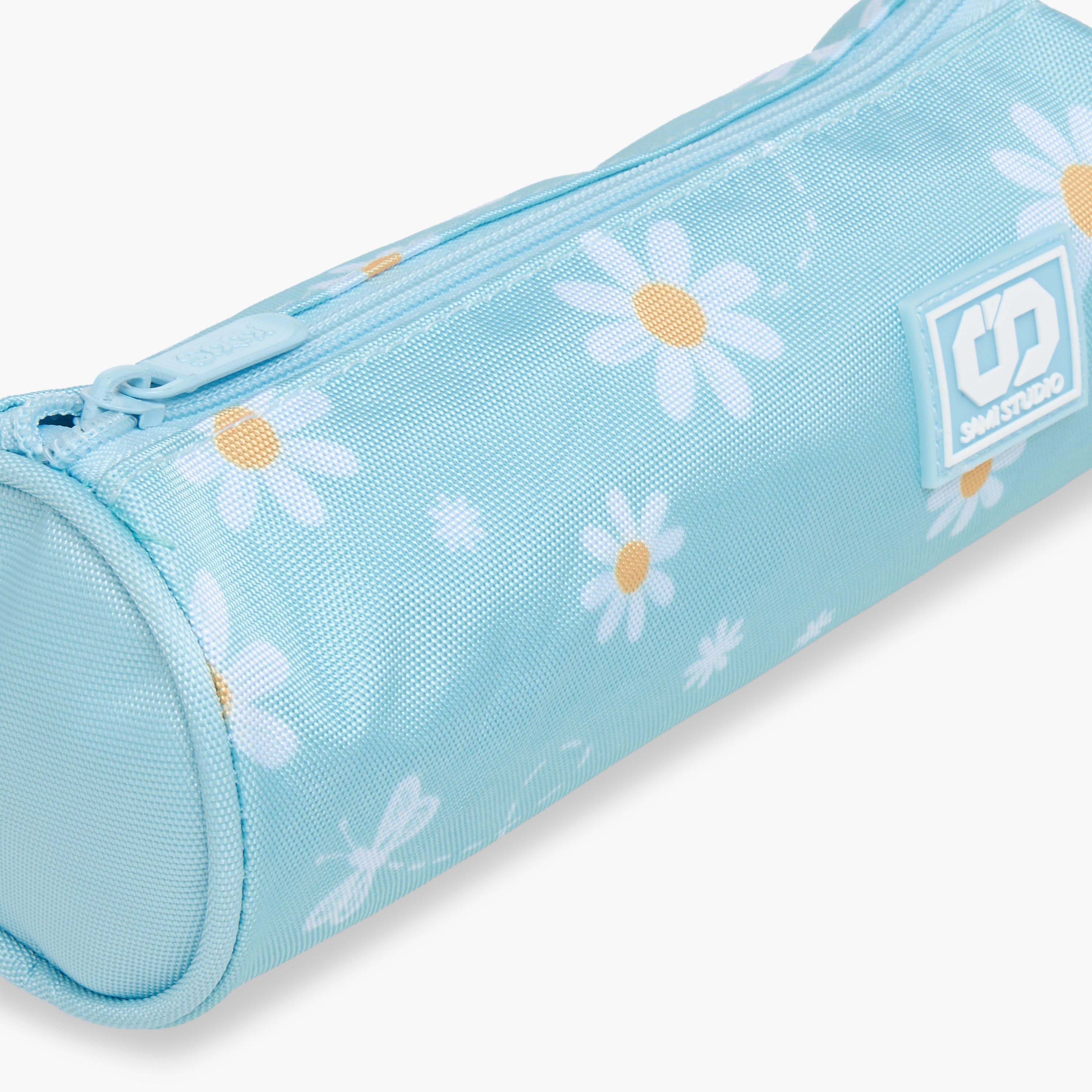 SAMI STUDIO Floral Print Pencil Pouch with Zip Closure-school-stationery-pencilcases-image-4