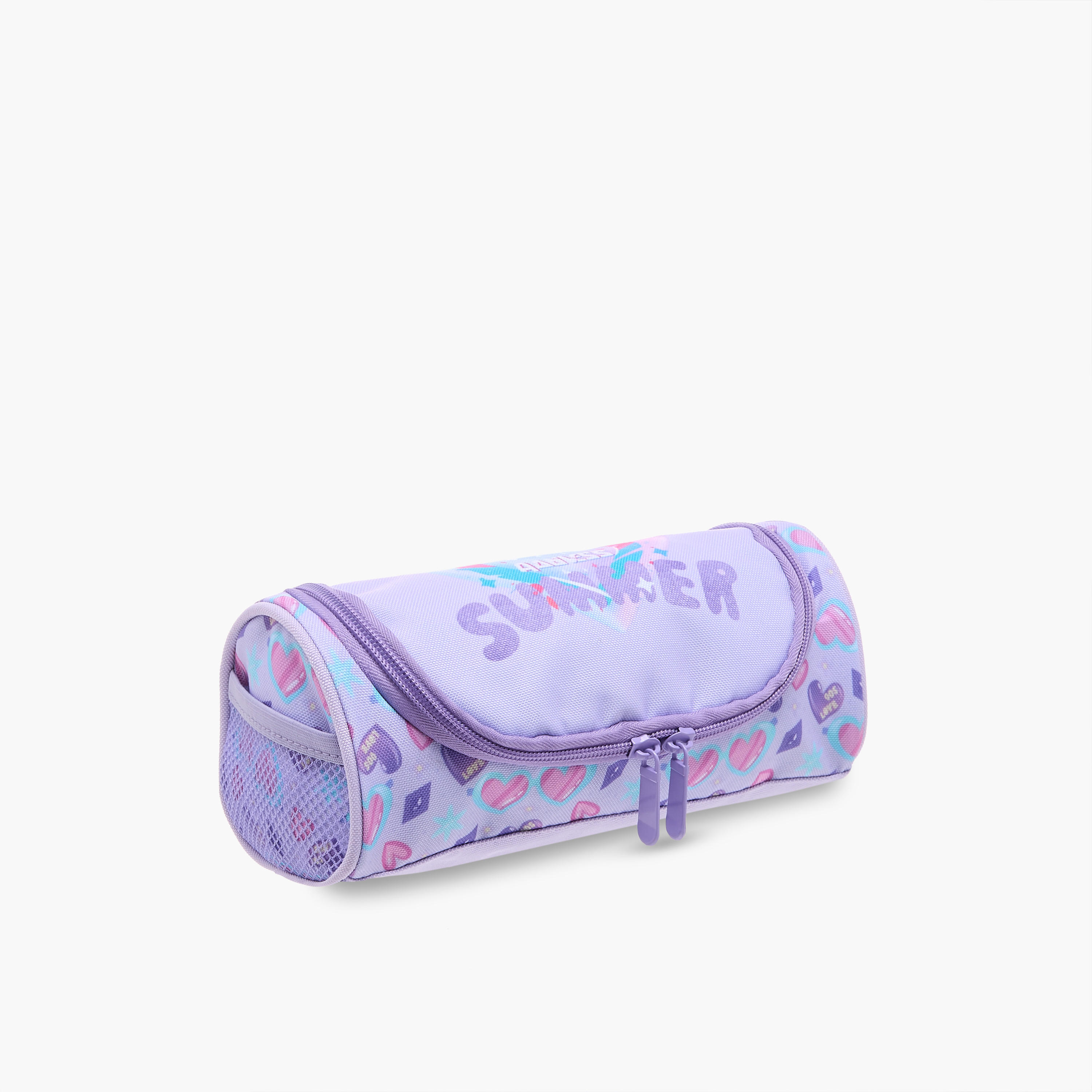 مقلمة بطبعات وسحاب إغلاق من فلورا بيلا-school-stationery-pencilcases-image-3