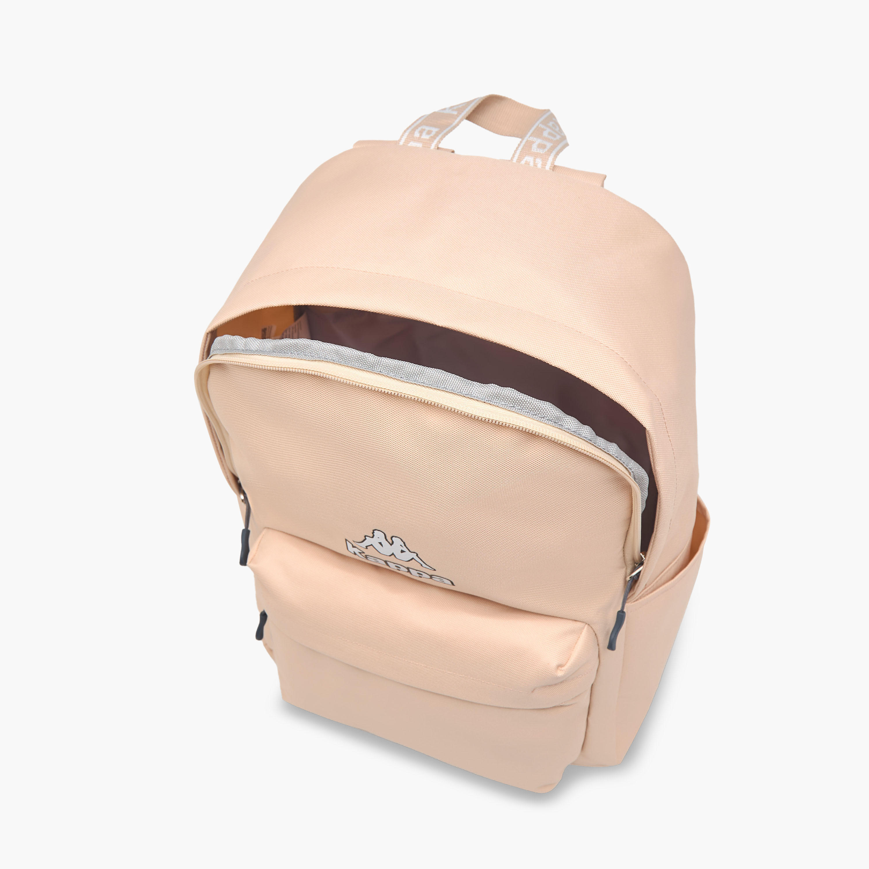 Kappa Logo Print School Backpack with Zip Closure and Adjustable Strap - 29x15x42 cm-school-bagsandbackpacks-backpacks-image-8