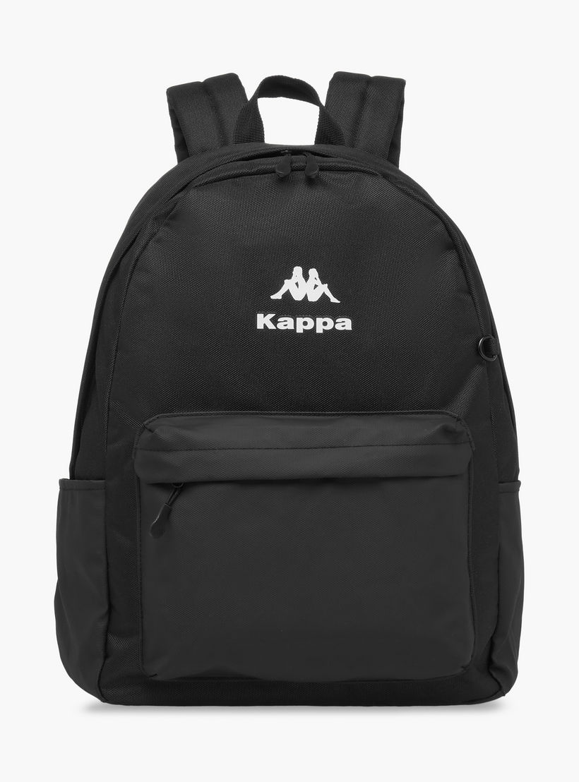 Kappa Logo Print School Backpack with Pencil Pouch set-school-bagsandbackpacks-sets-image-4