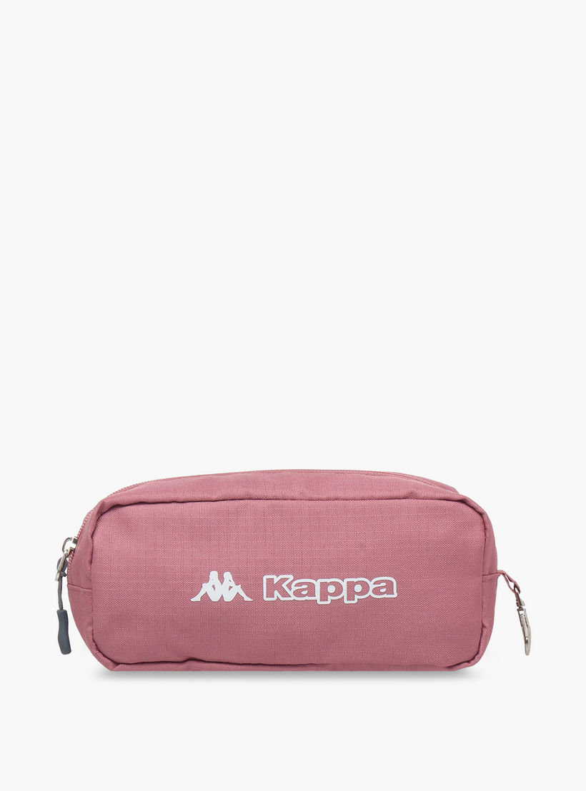 Kappa Logo Print School Backpack with Pencil Pouch set-school-bagsandbackpacks-sets-image-13