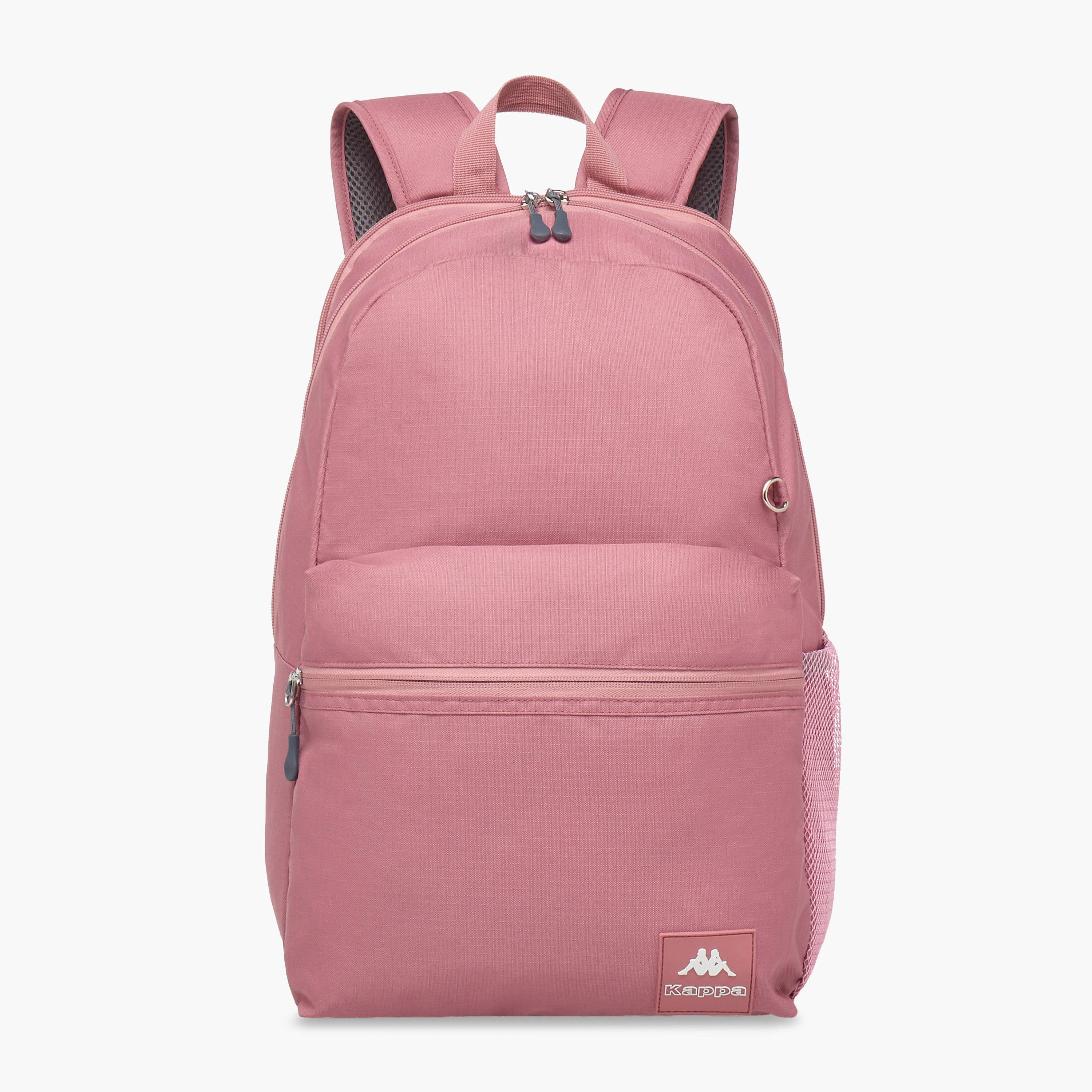 Kappa Logo Print School Backpack with Pencil Pouch set-school-bagsandbackpacks-sets-image-3