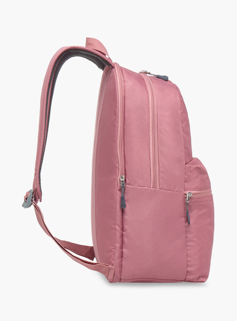 Kappa Logo Print School Backpack with Pencil Pouch set-school-bagsandbackpacks-sets-image-5