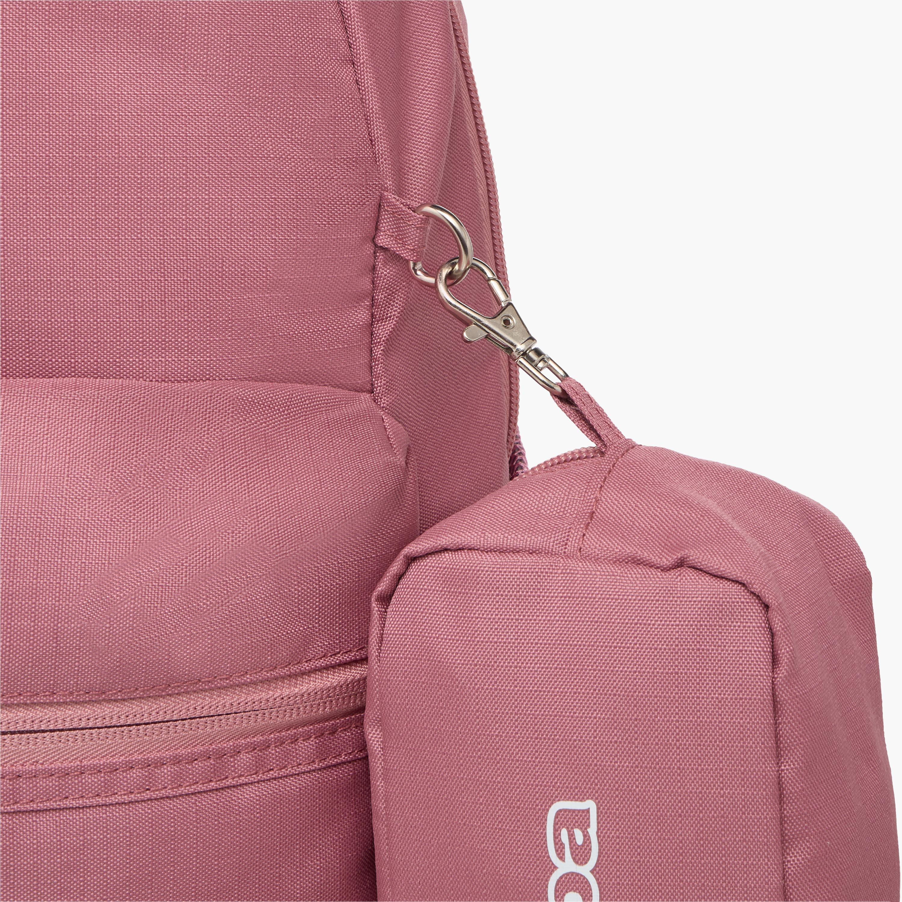 Kappa Logo Print School Backpack with Pencil Pouch set-school-bagsandbackpacks-sets-image-8