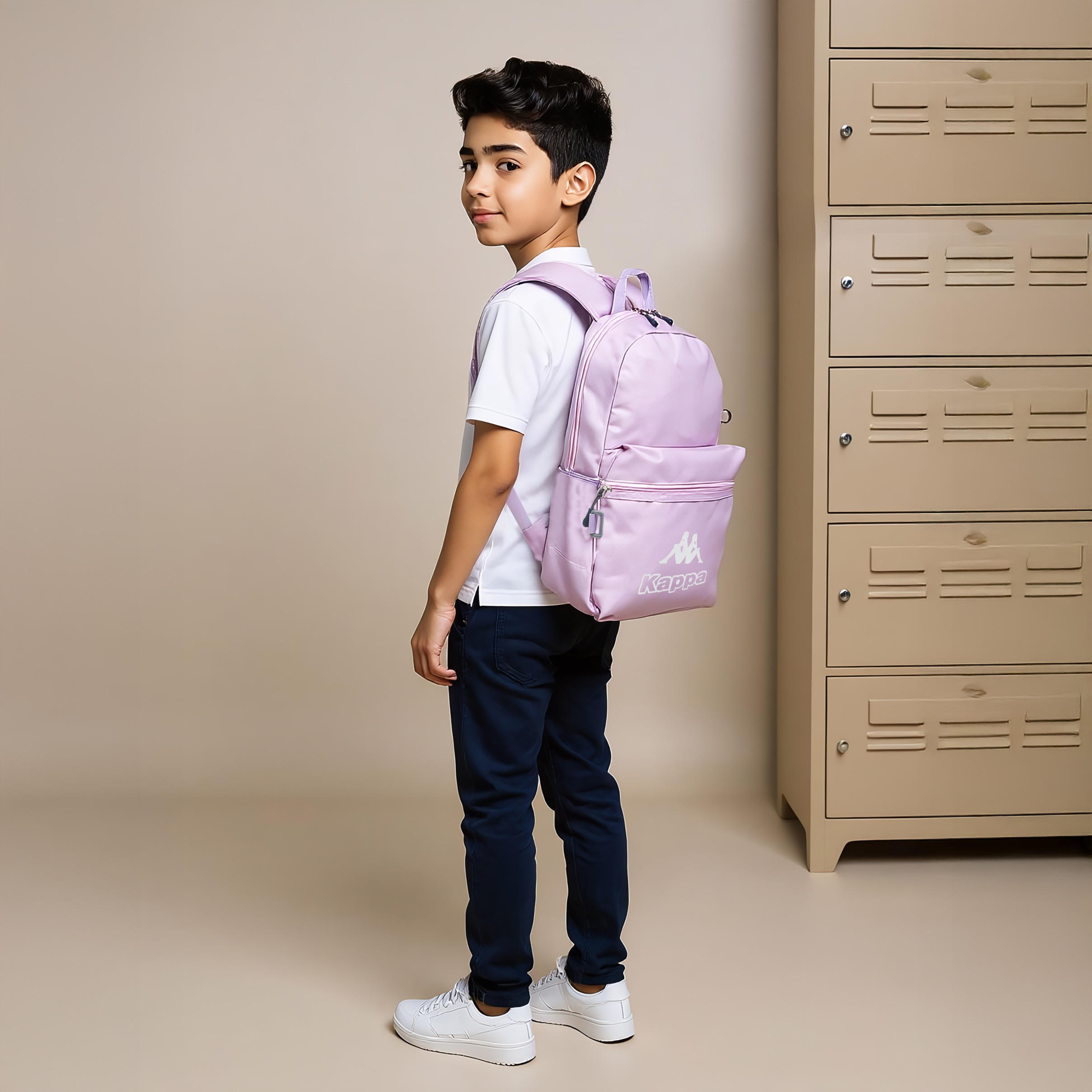 طقم شنطة ظهر مع شنطة غداء ومقلمة بطبعات شعار من كابا-cpkids-backtoschool-schoolbagsandbackpacks-backpacks-image-3