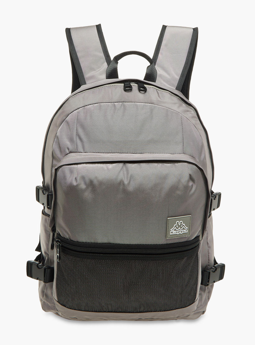 شنطة ظهر بسحاب إغلاق وطبعات الشعار من كابا - 11x30x46 سم-school-bagsandbackpacks-backpacks-image-1