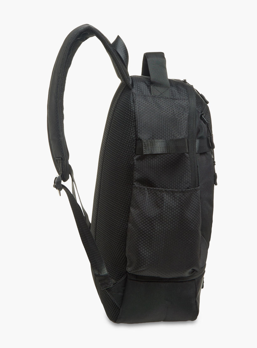 Lee Cooper Logo Applique School Backpack with Zip Closure - 16x31x48 cm-school-bagsandbackpacks-backpacks-image-3