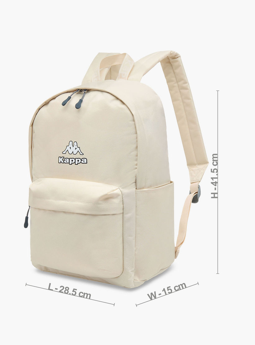 شنطة ظهر مدرسية بطبعات شعار مع سحاب إغلاق وحمالات قابلة للتعديل من كابا - 29x15x42 سم-school-bagsandbackpacks-backpacks-image-2
