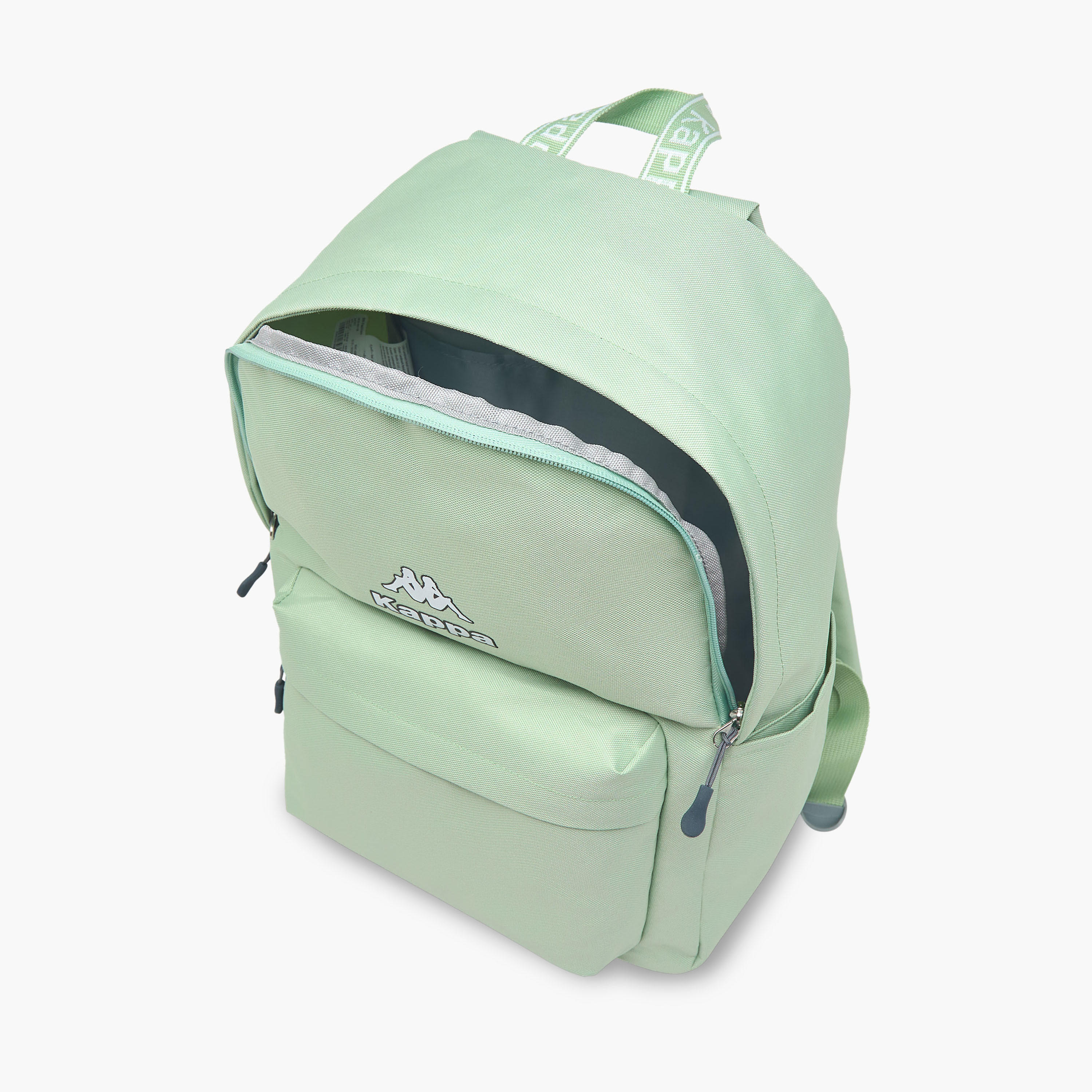 Kappa Logo Print School Backpack with Zip Closure and Adjustable Strap - 29x15x42 cm-school-bagsandbackpacks-backpacks-image-8