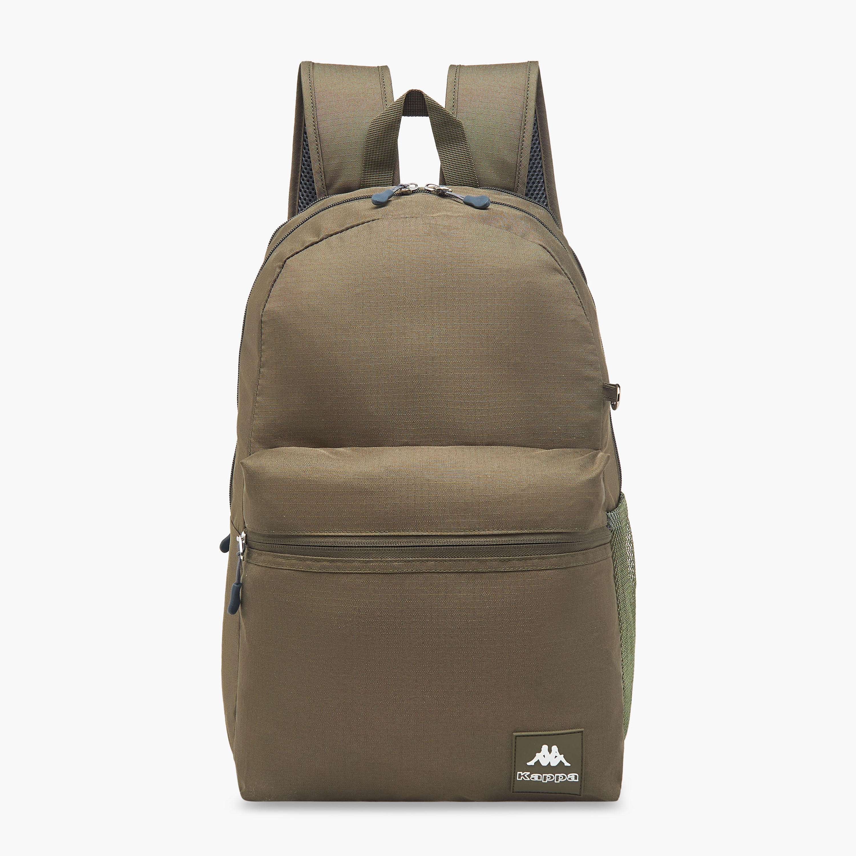 Kappa Logo Print School Backpack with Pencil Pouch set-school-bagsandbackpacks-sets-image-2