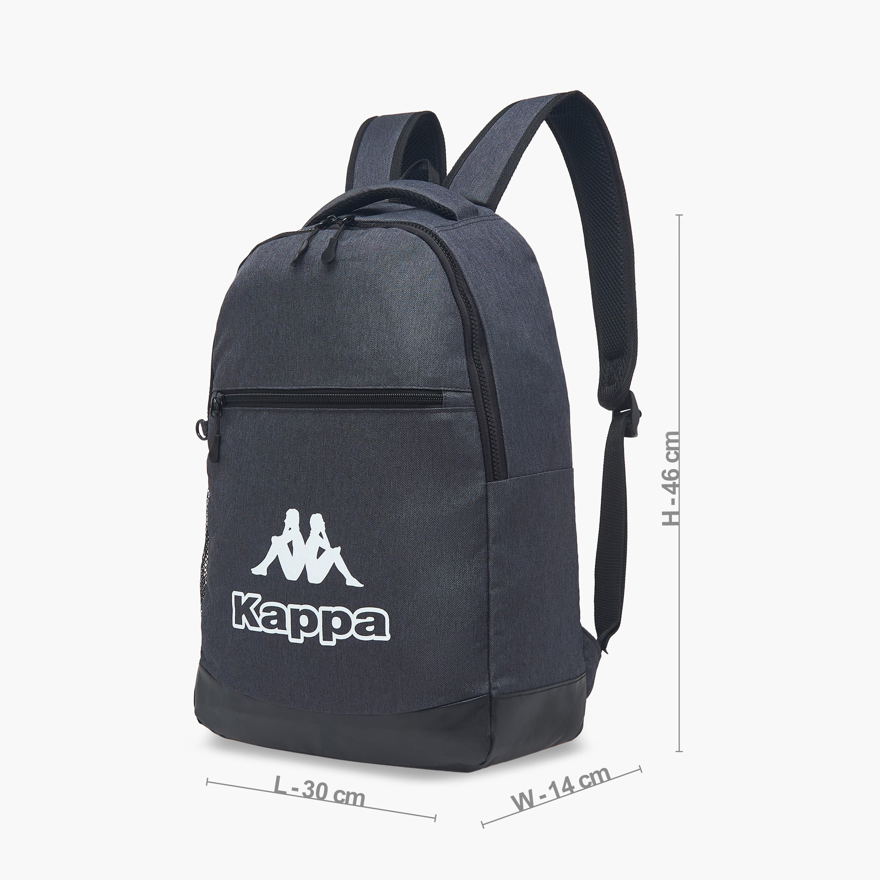 Kappa Logo Print School Backpack and Pencil Pouch Set - 46x30x14 cm-school-bagsandbackpacks-backpacks-image-3