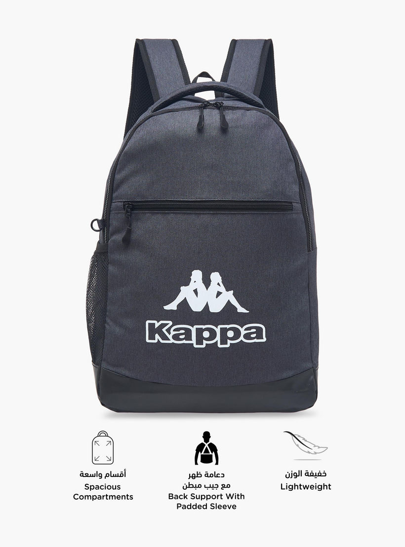 طقم شنطة ظهر للمدرسة بطبعات شعار ومقلمة من كابا - 30x14x46 سم-school-bagsandbackpacks-backpacks-image-5