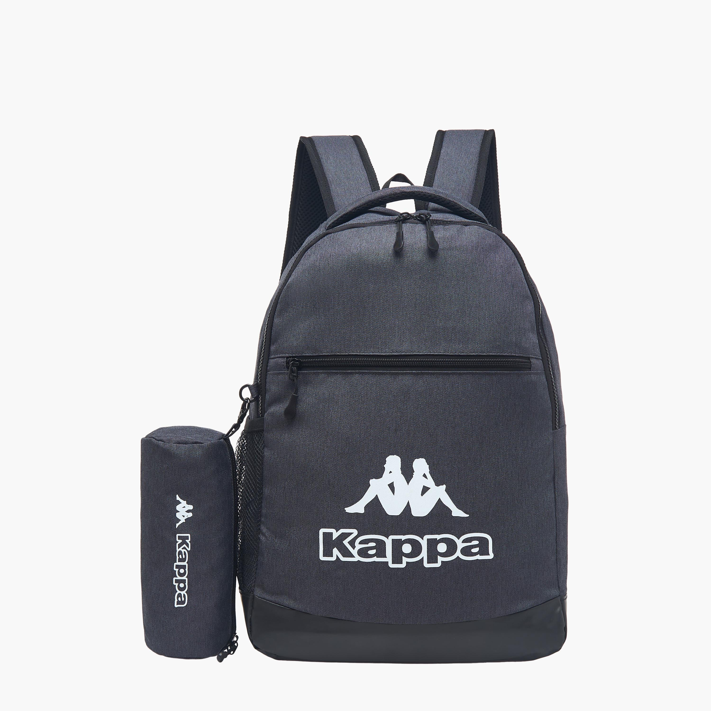 طقم شنطة ظهر للمدرسة بطبعات شعار ومقلمة من كابا - 30x14x46 سم-school-bagsandbackpacks-backpacks-image-7