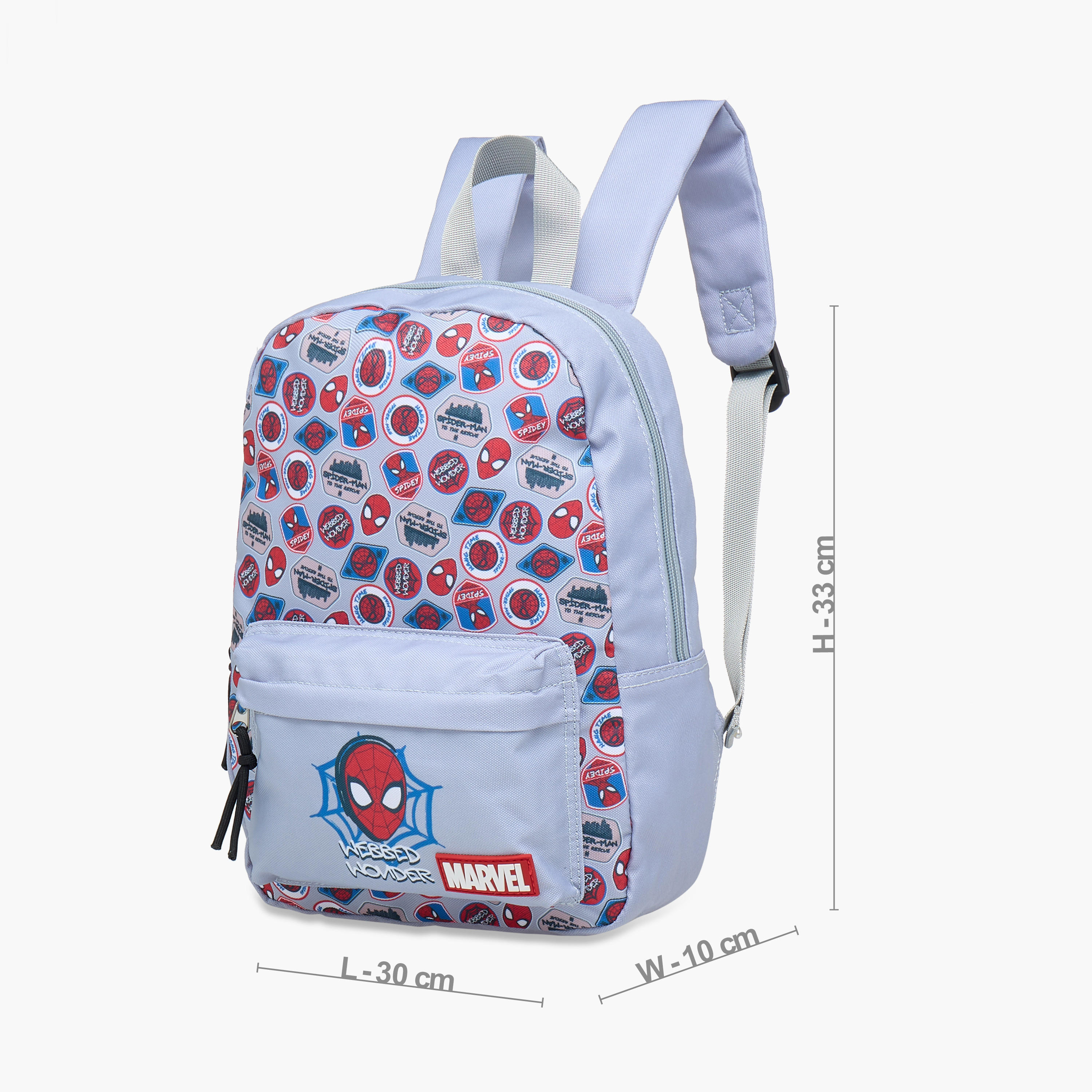 Marvel Spider-Man Print School Backpack with Adjustable Shoulder Straps - 33x24x10 cm-school-bagsandbackpacks-backpacks-image-2