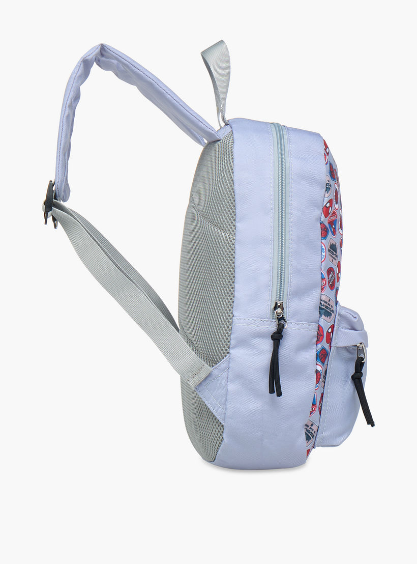 شنطة ظهر مدرسية بأحزمة كتف قابلة للتعديل وطبعات سبايدرمان من مارفل - 33x24x10 سم-school-bagsandbackpacks-backpacks-image-3