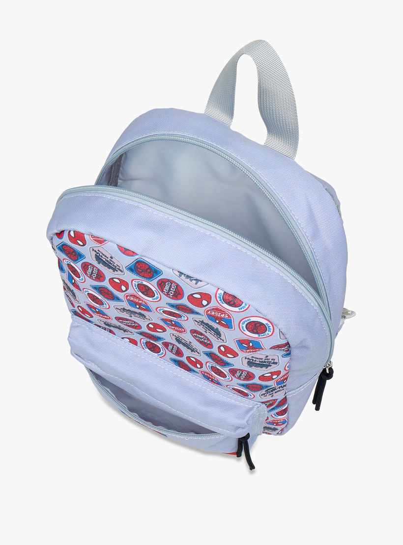 شنطة ظهر مدرسية بأحزمة كتف قابلة للتعديل وطبعات سبايدرمان من مارفل - 33x24x10 سم-school-bagsandbackpacks-backpacks-image-6