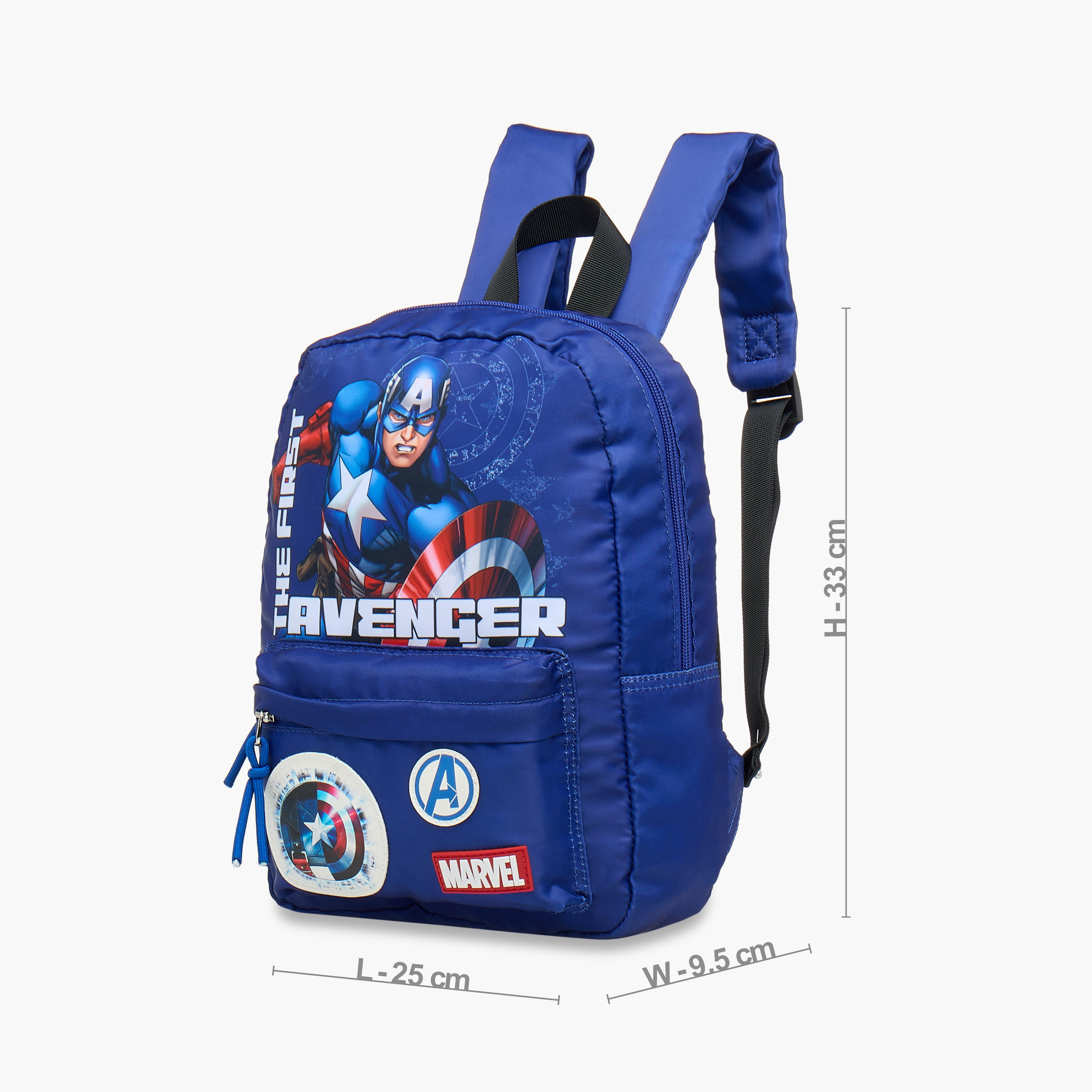 Marvel Avenger Print School Backpack with Adjustable Straps - 10x25x33 cm-school-bagsandbackpacks-backpacks-image-2