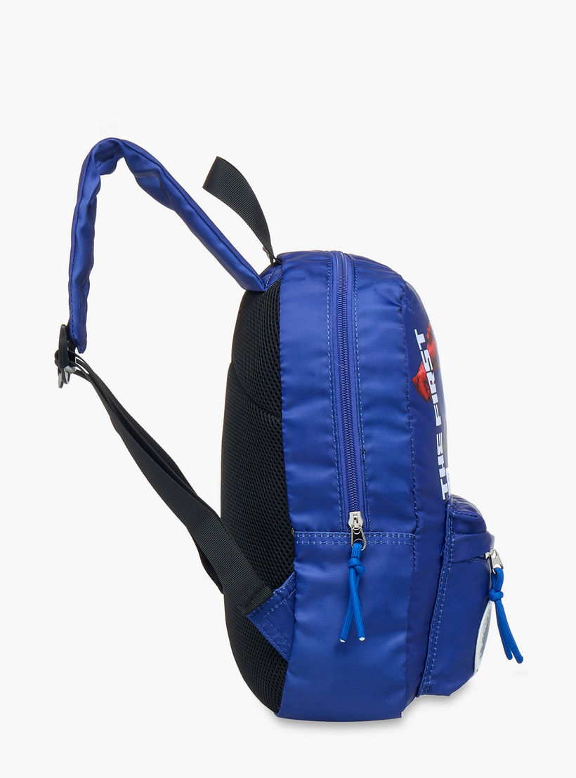 شنطة ظهر مدرسية بأحزمة قابلة للتعديل وطبعات أفينجرز من مارفل - 10x25x33 سم-school-bagsandbackpacks-backpacks-image-3