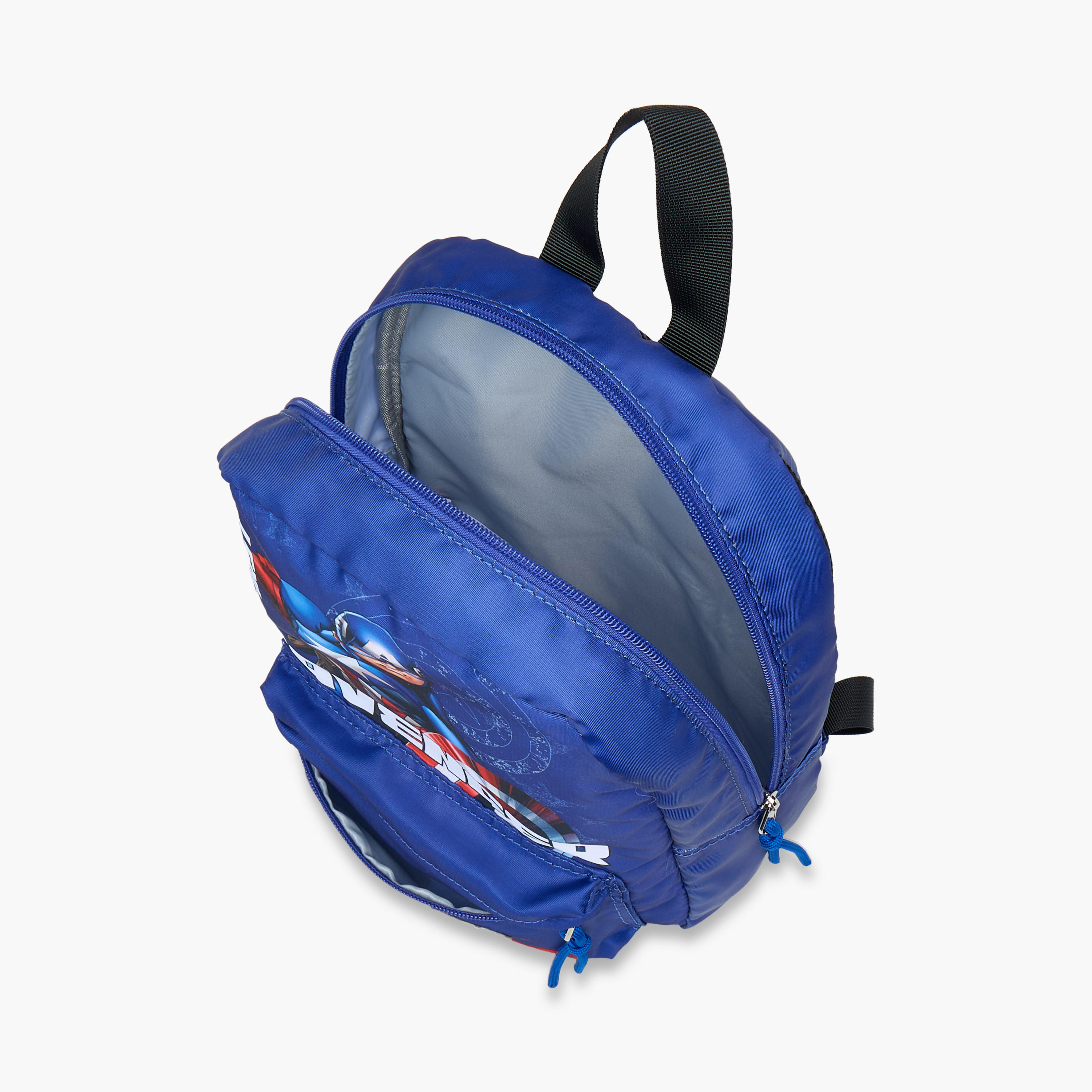 شنطة ظهر مدرسية بأحزمة قابلة للتعديل وطبعات أفينجرز من مارفل - 10x25x33 سم-school-bagsandbackpacks-backpacks-image-7