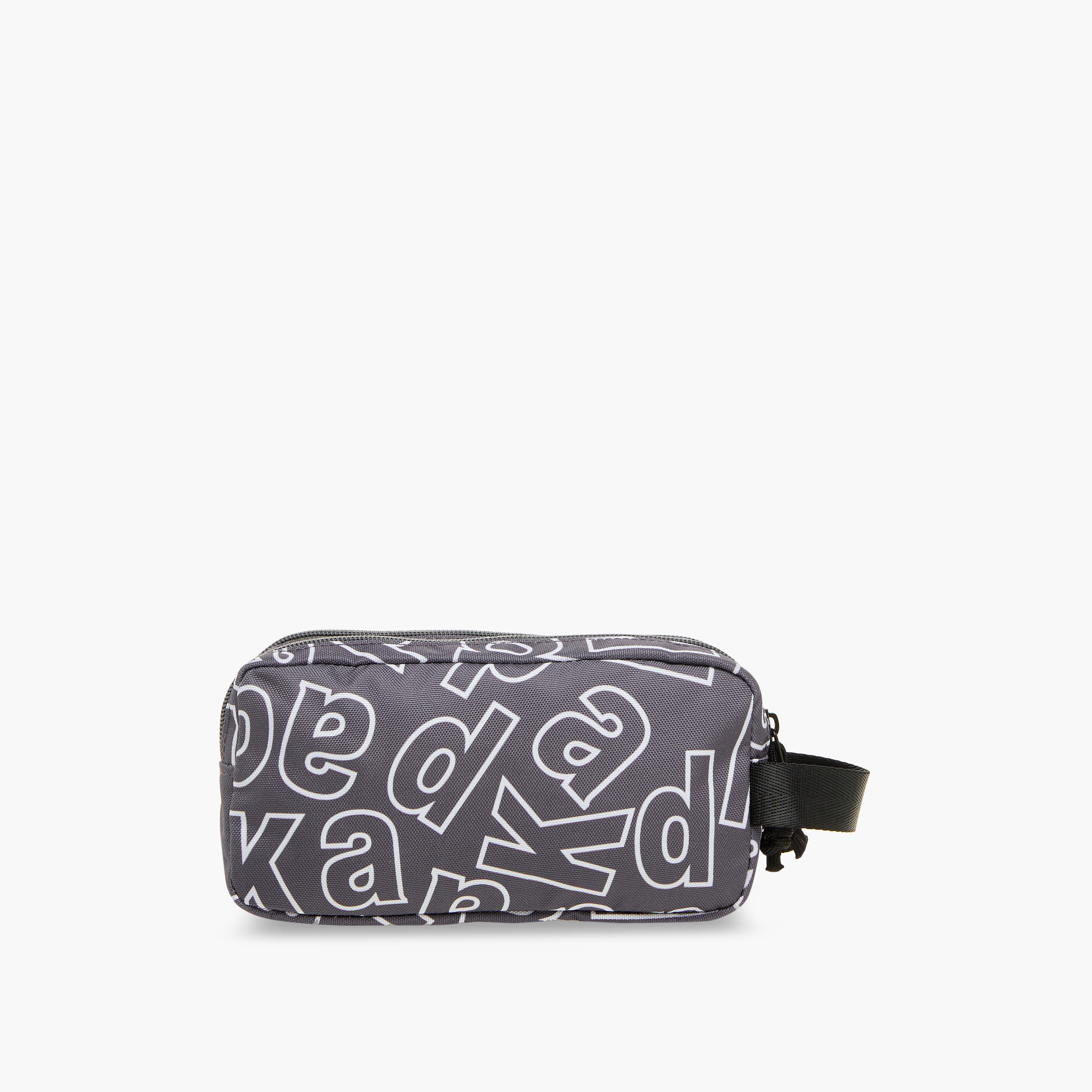 Kappa Logo Print Pencil Case with Zip Closure-school-stationery-pencilcases-image-5