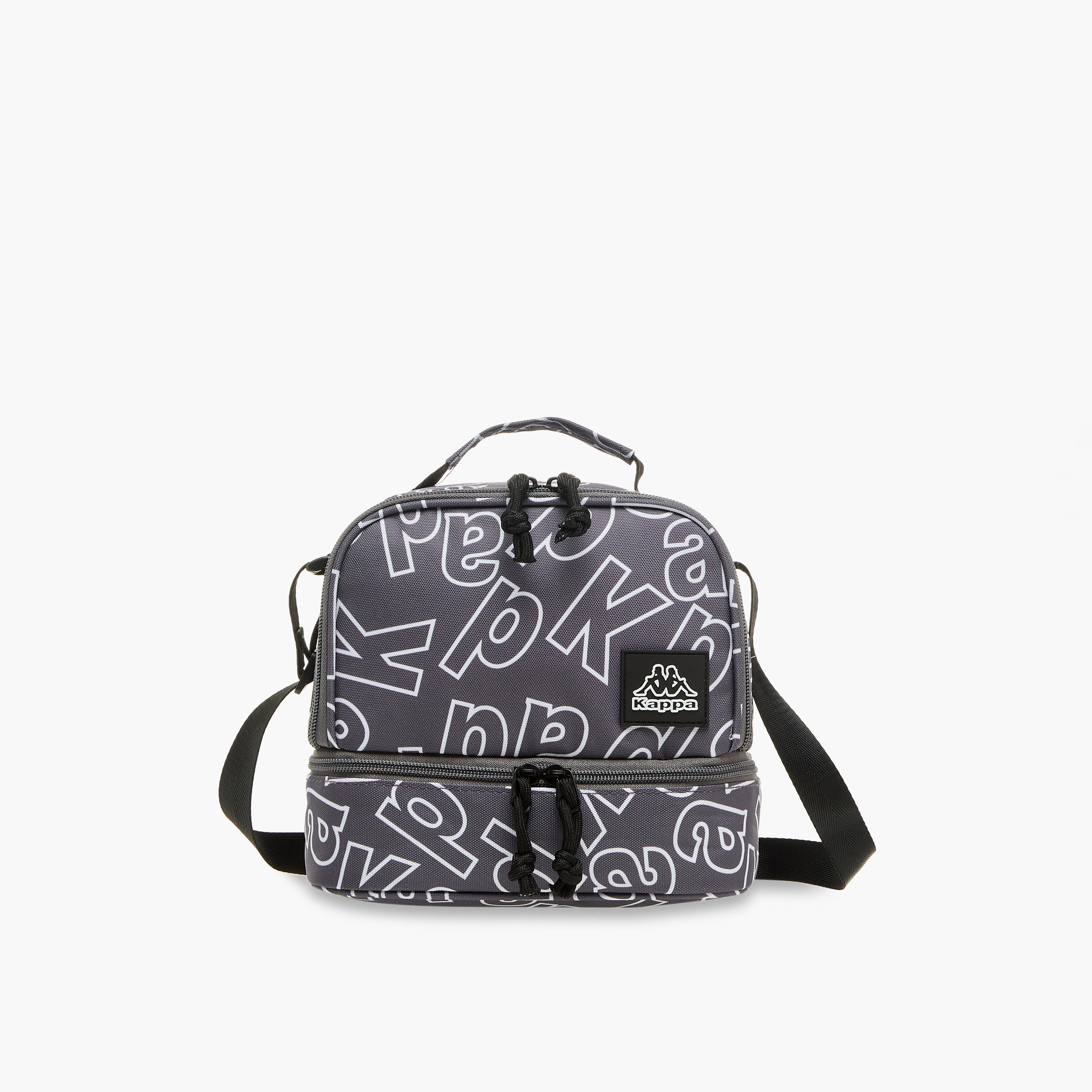 شنطة غداء بحزام قابل للتعديل وسحاب إغلاق وزخارف الشعار من كابا-school-lunchessentials-lunchbags-image-1