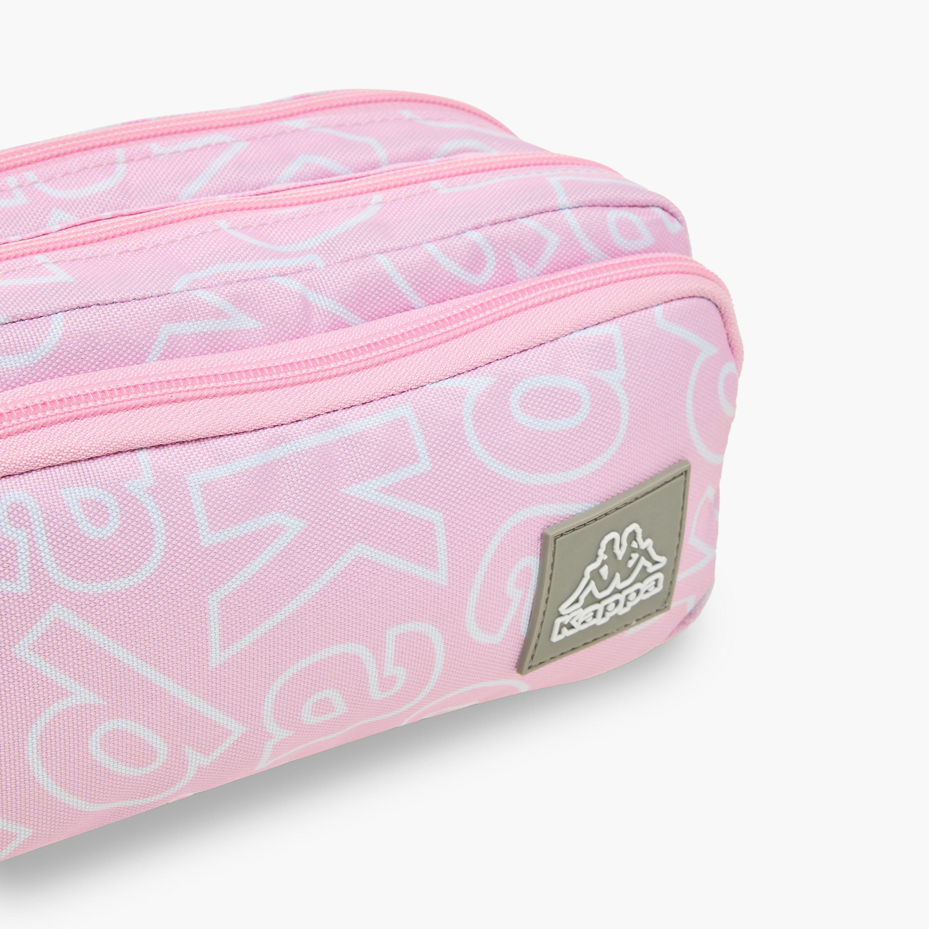 مقلمة بطبعات شعار مع سحاب إغلاق من كابا-school-stationery-pencilcases-image-5