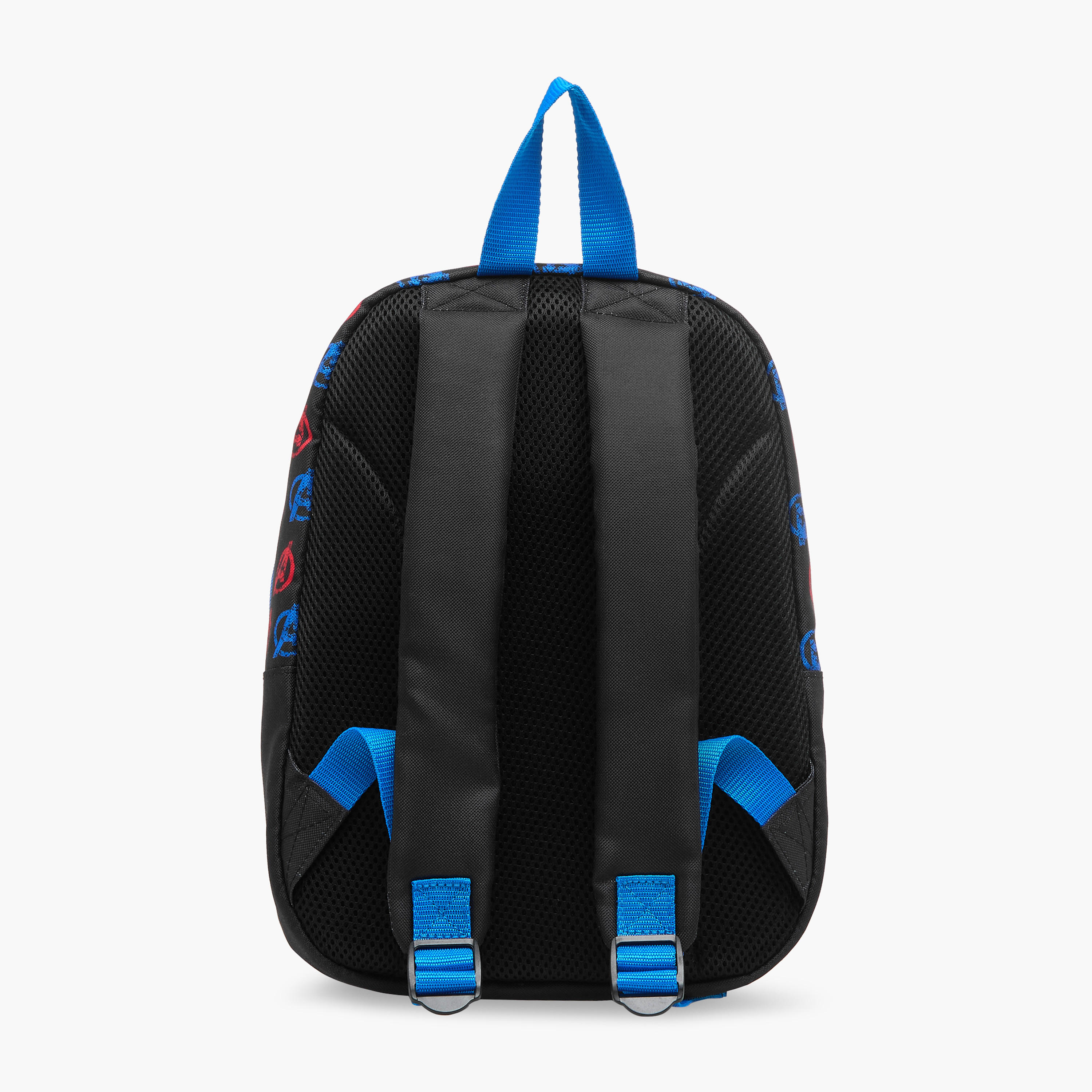 شنطة ظهر بطبعات أفينجرز مع حمالات قابلة للتعديل وسحاب إغلاق - 33x23x10 سم-school-bagsandbackpacks-backpacks-image-3