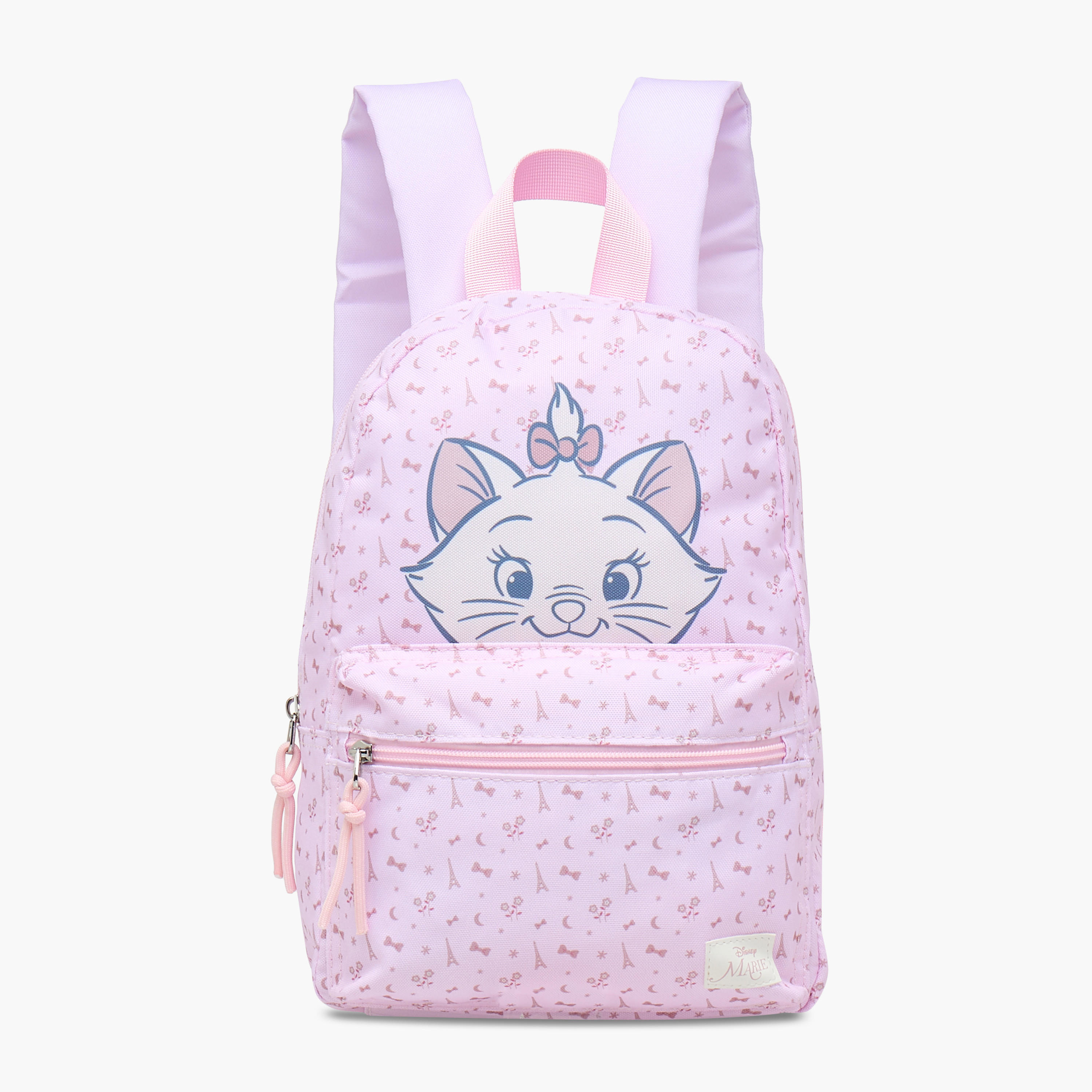 Disney Marie Print School Backpack with Adjustable Shoulder Straps - 31x24x10 cms-school-bagsandbackpacks-backpacks-image-1