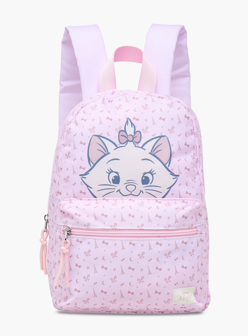 Disney Marie Print School Backpack with Adjustable Shoulder Straps - 31x24x10 cms-school-bagsandbackpacks-backpacks-image-1