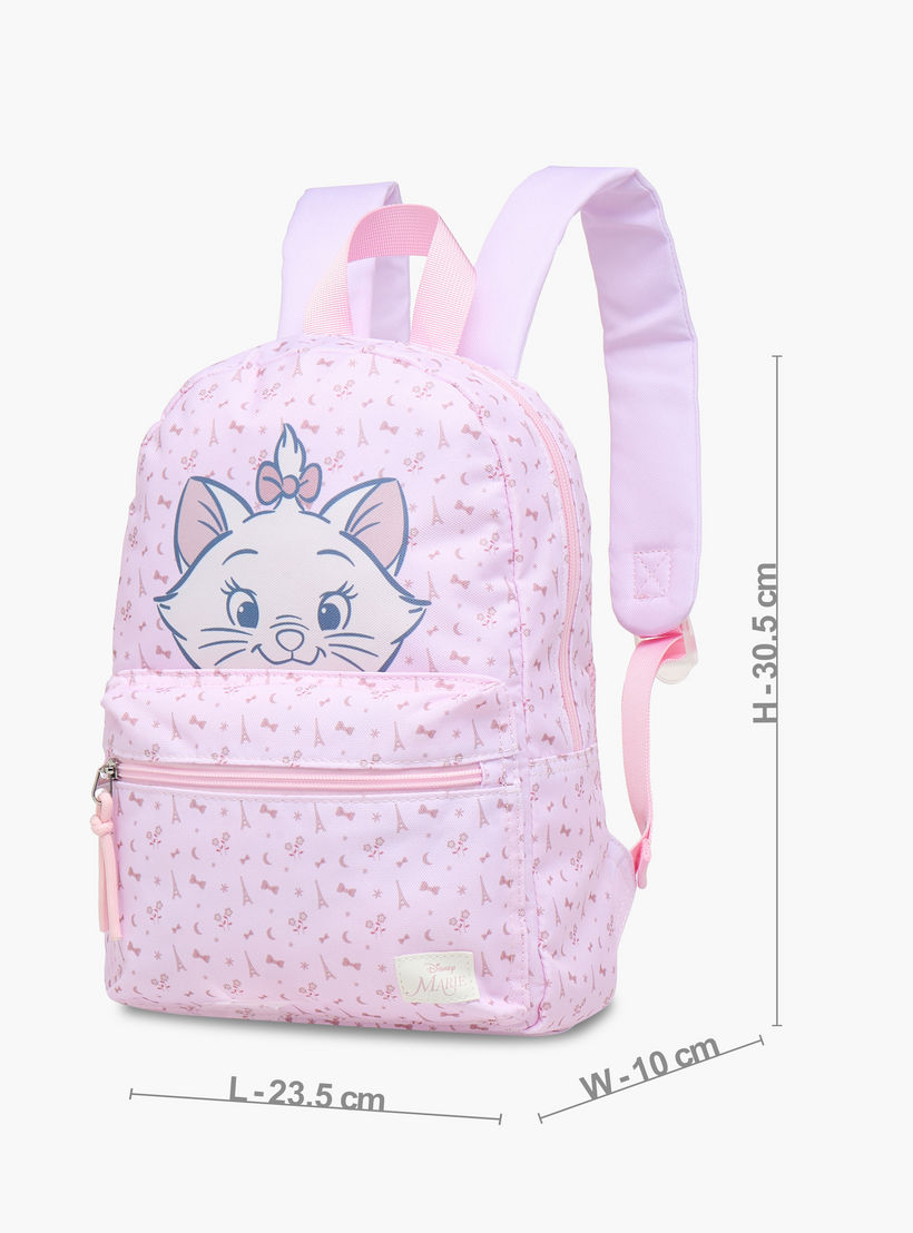 Disney Marie Print School Backpack with Adjustable Shoulder Straps - 31x24x10 cms-school-bagsandbackpacks-backpacks-image-2